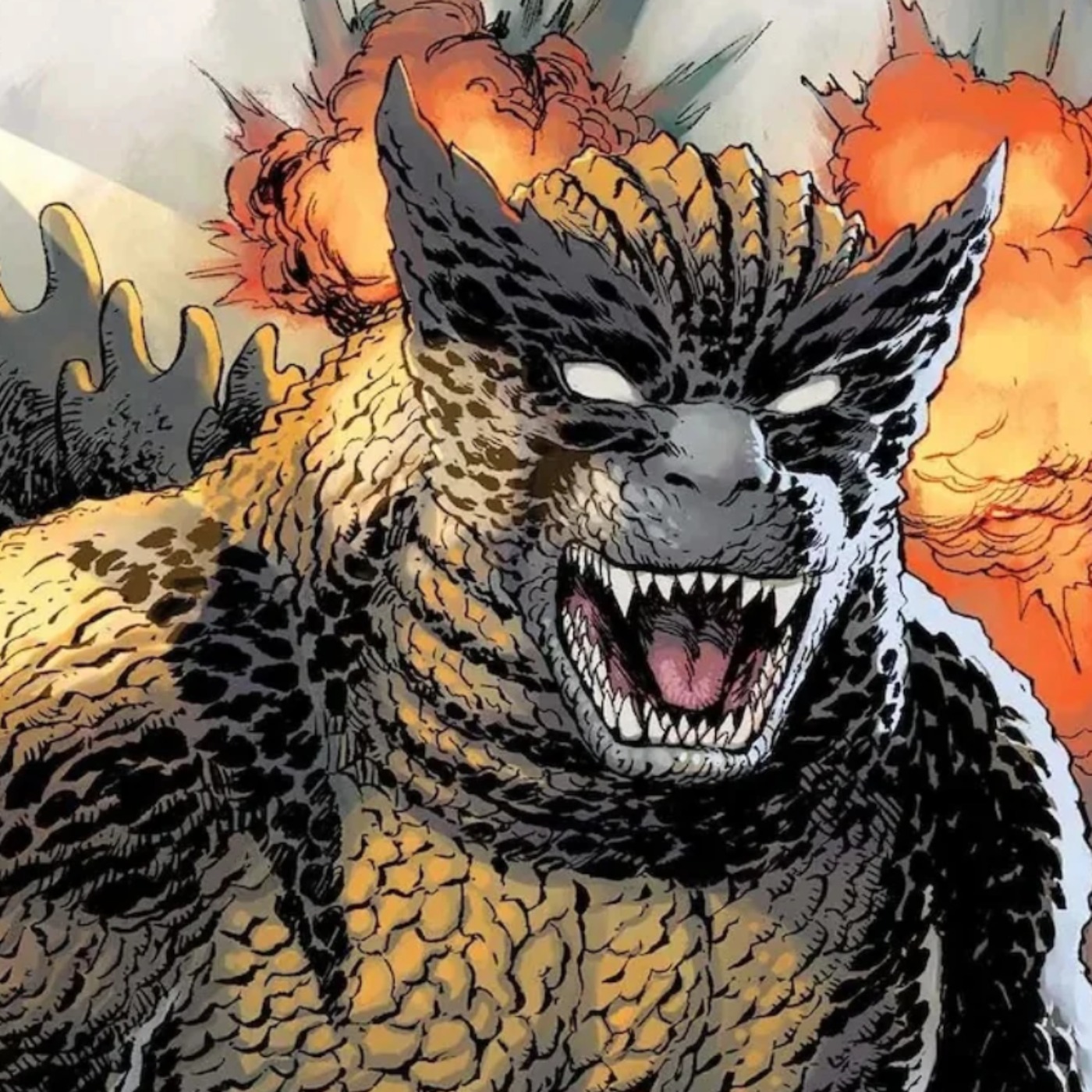 GODZILLA DESTROYS THE MARVEL UNIVERSE Cover Mashes Up the Iconic Kaiju with Wolverine