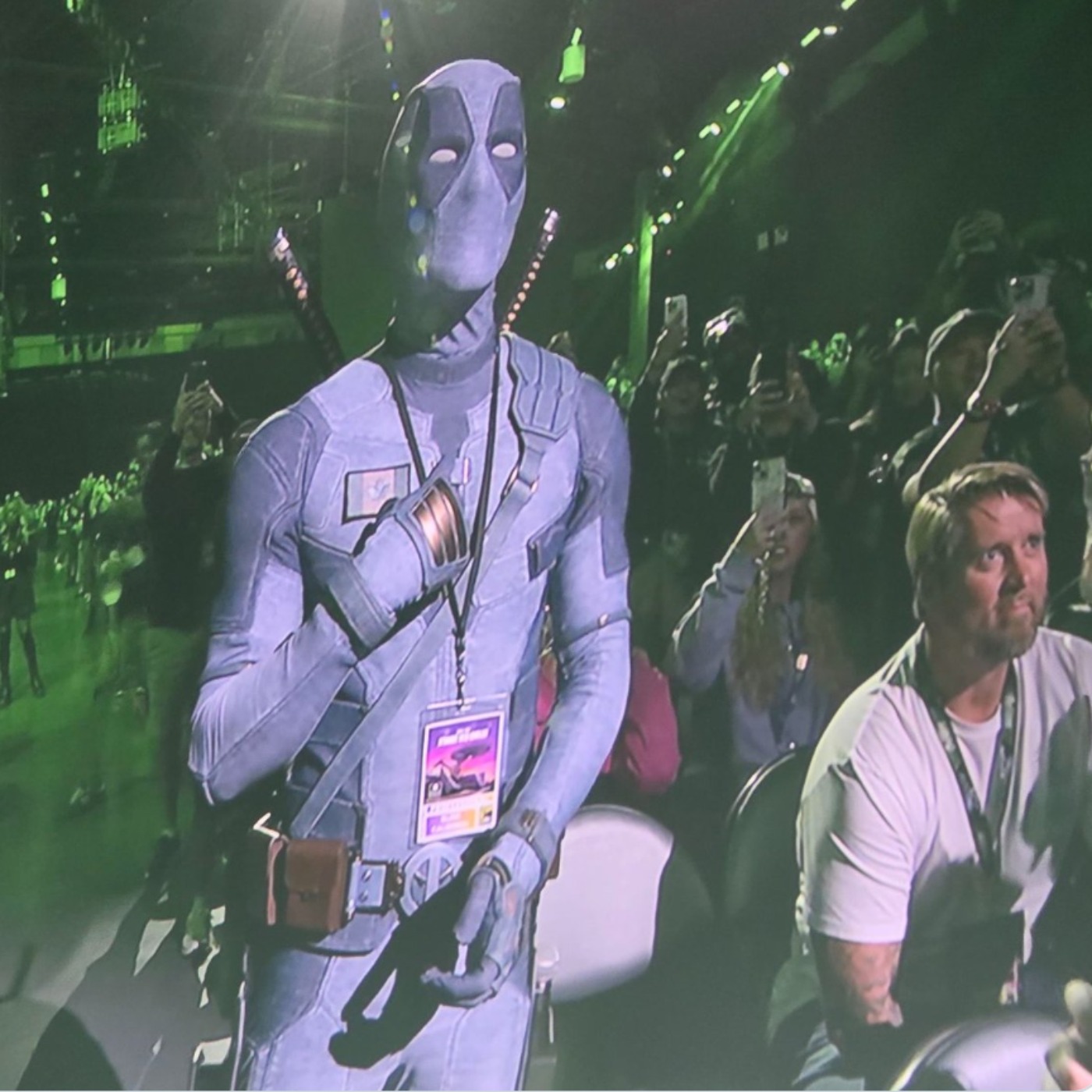 Ryan Reynolds Attended Comic-Con In a Denim Deadpool Suit episode artwork