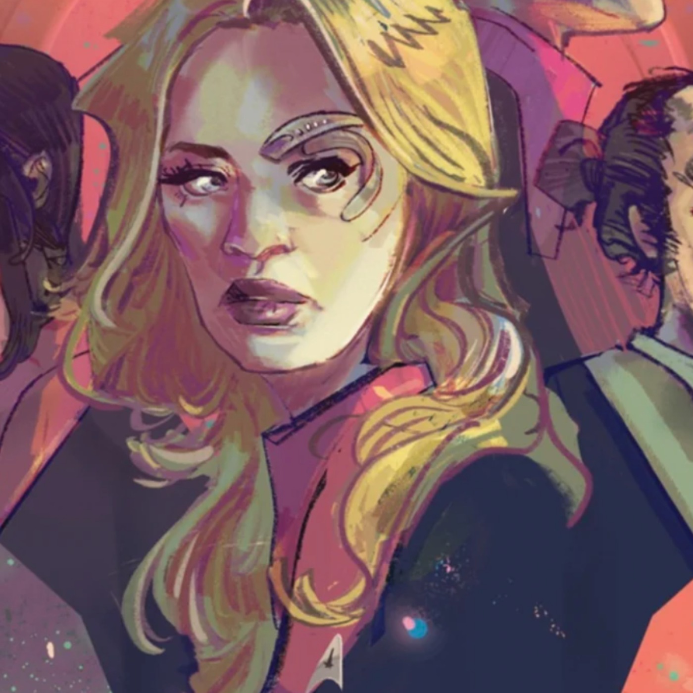 Exclusive Preview Pages: STAR TREK #1 Comic Stars Captain Seven of Nine episode artwork