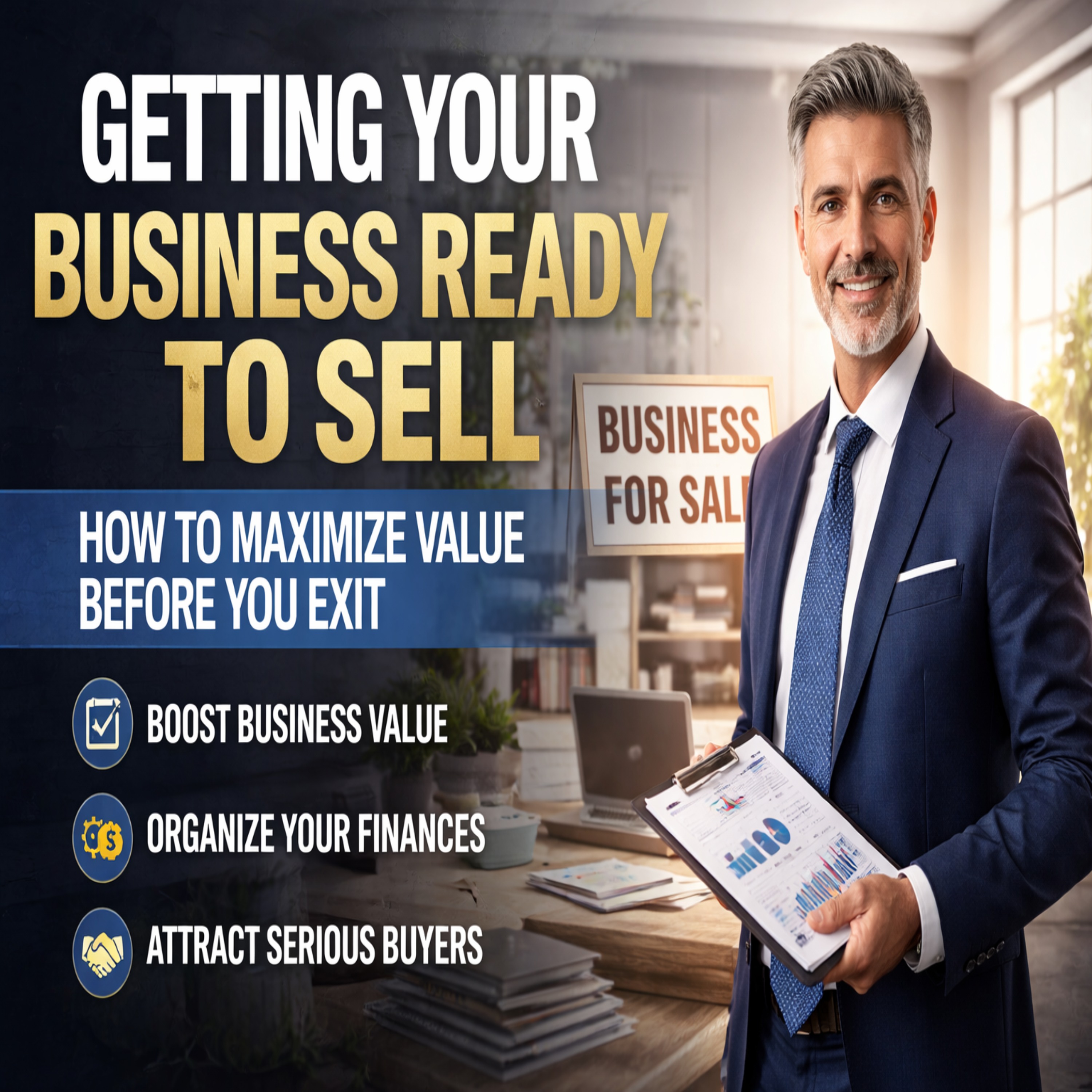 “Getting Your Business Ready to Sell: How to Maximise Value Before You Exit” episode artwork