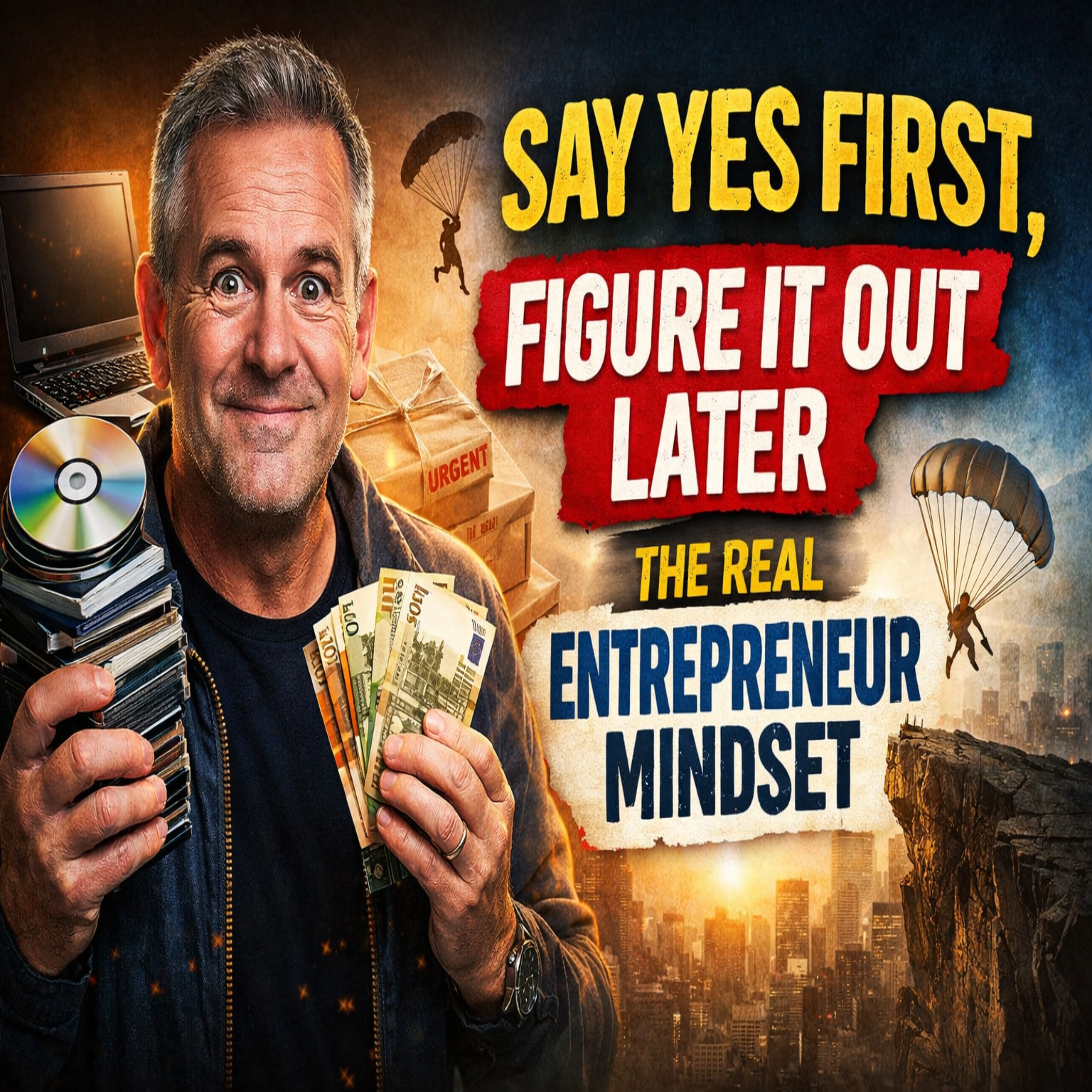 “Say Yes First, Figure It Out Later: The Real Entrepreneur Mindset” episode artwork