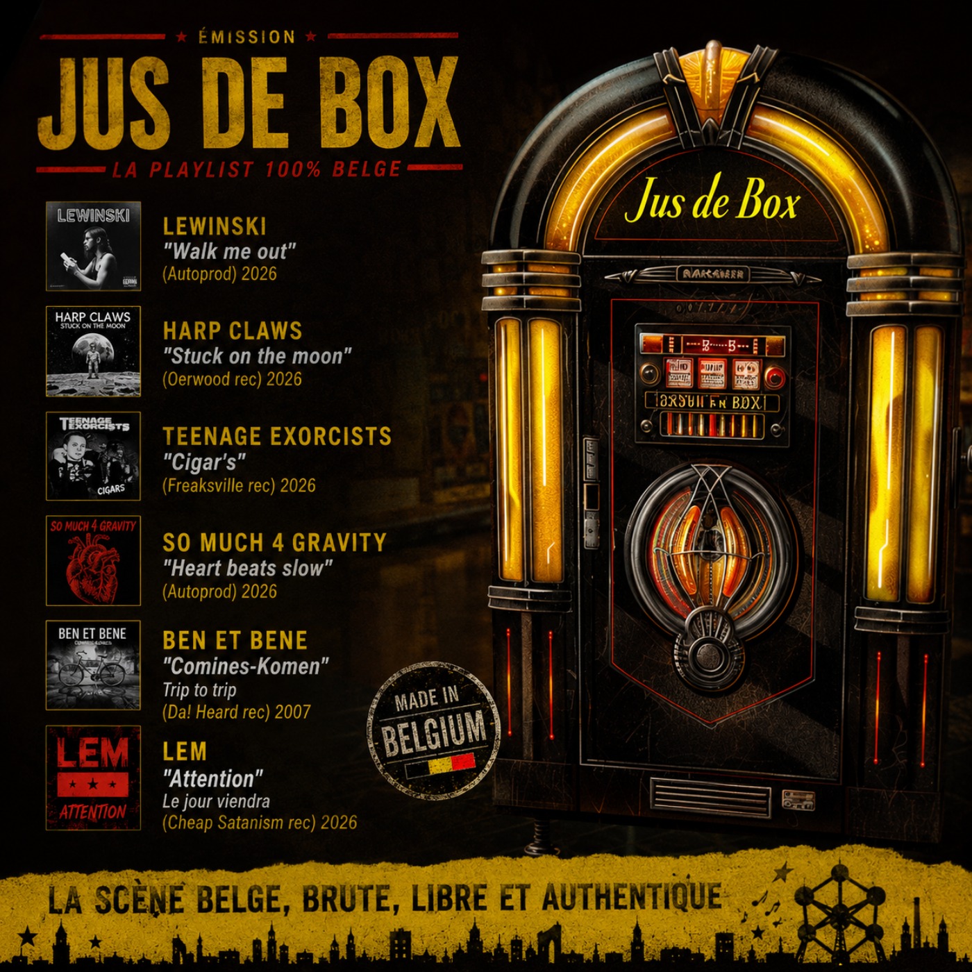 Jus de Box - la playlist 29/08/26 episode artwork