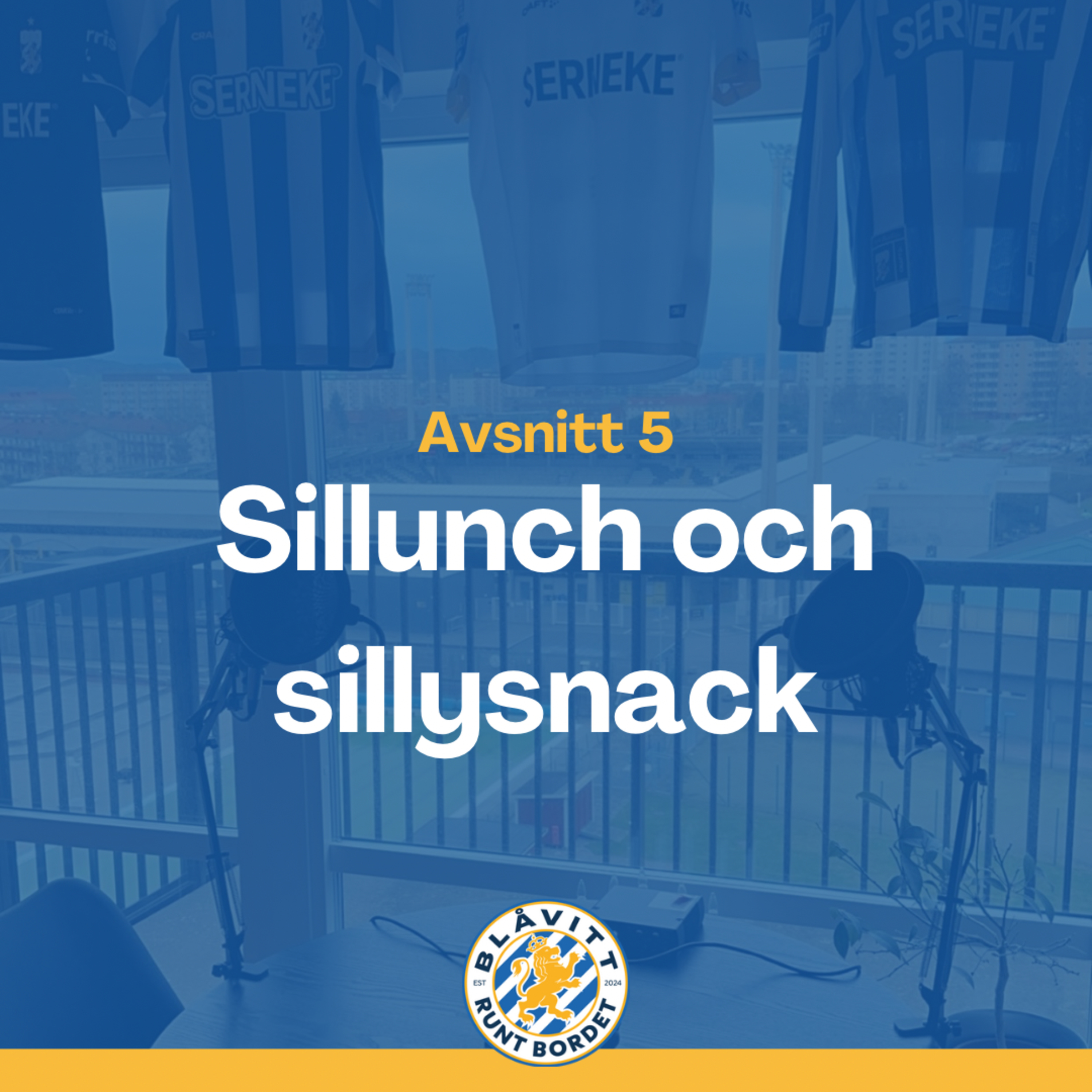 Blåvitt Runt Bordet