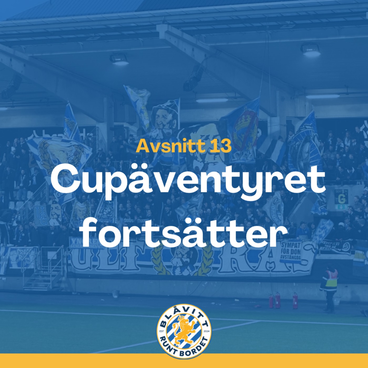 Blåvitt Runt Bordet