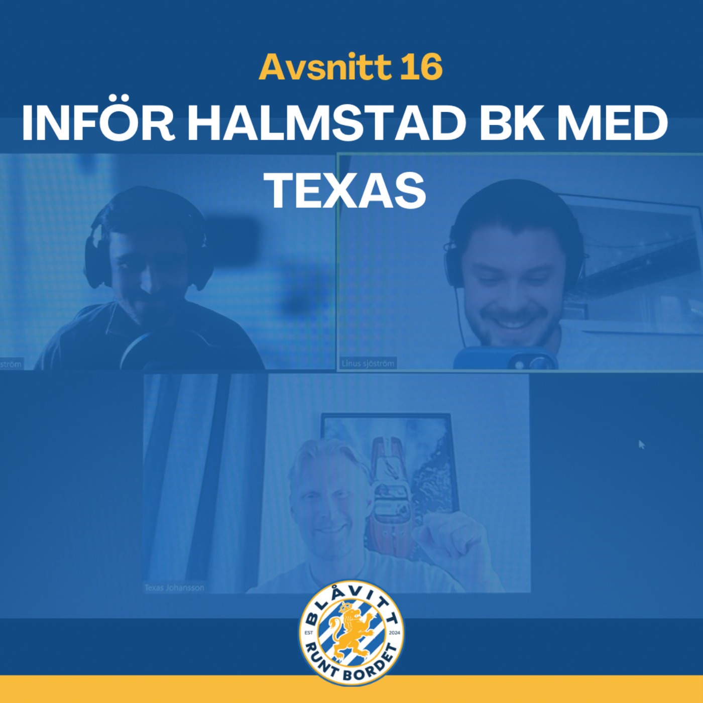 Blåvitt Runt Bordet