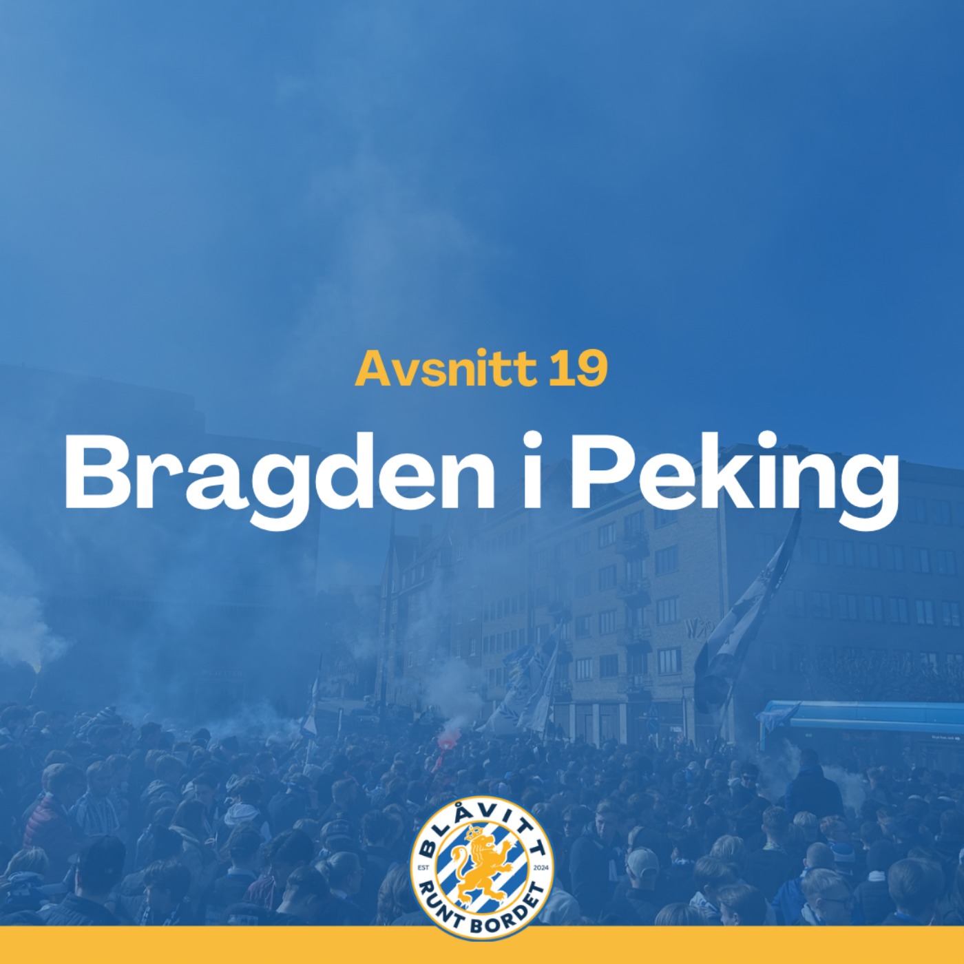 Blåvitt Runt Bordet
