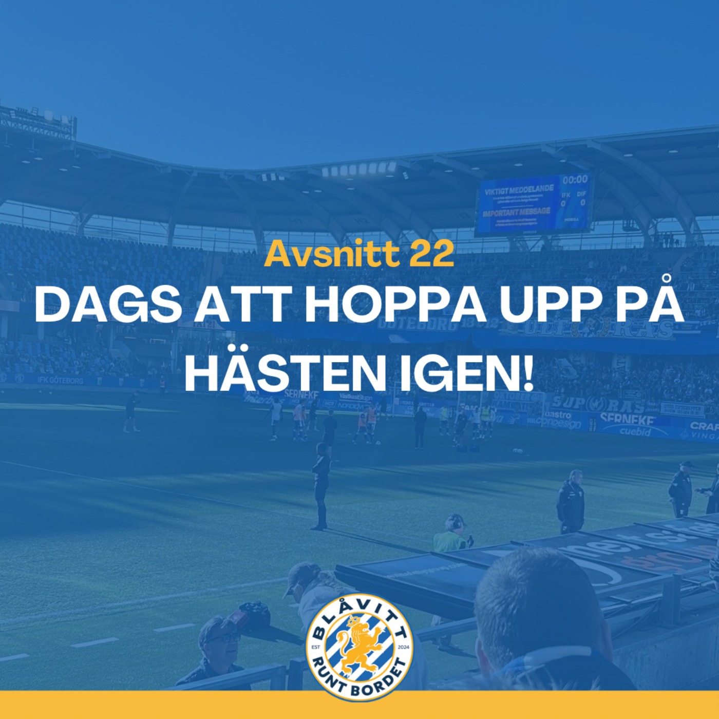 Blåvitt Runt Bordet