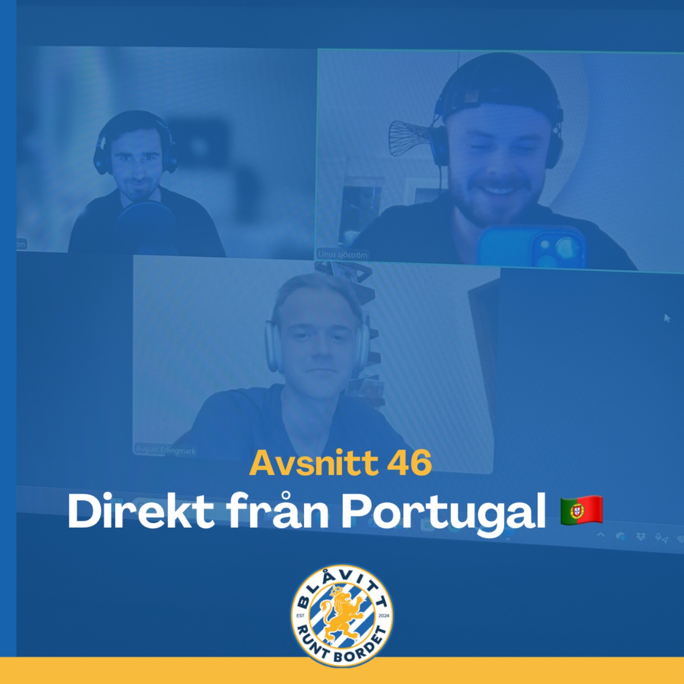 Blåvitt Runt Bordet #46 Direkt från Portugal