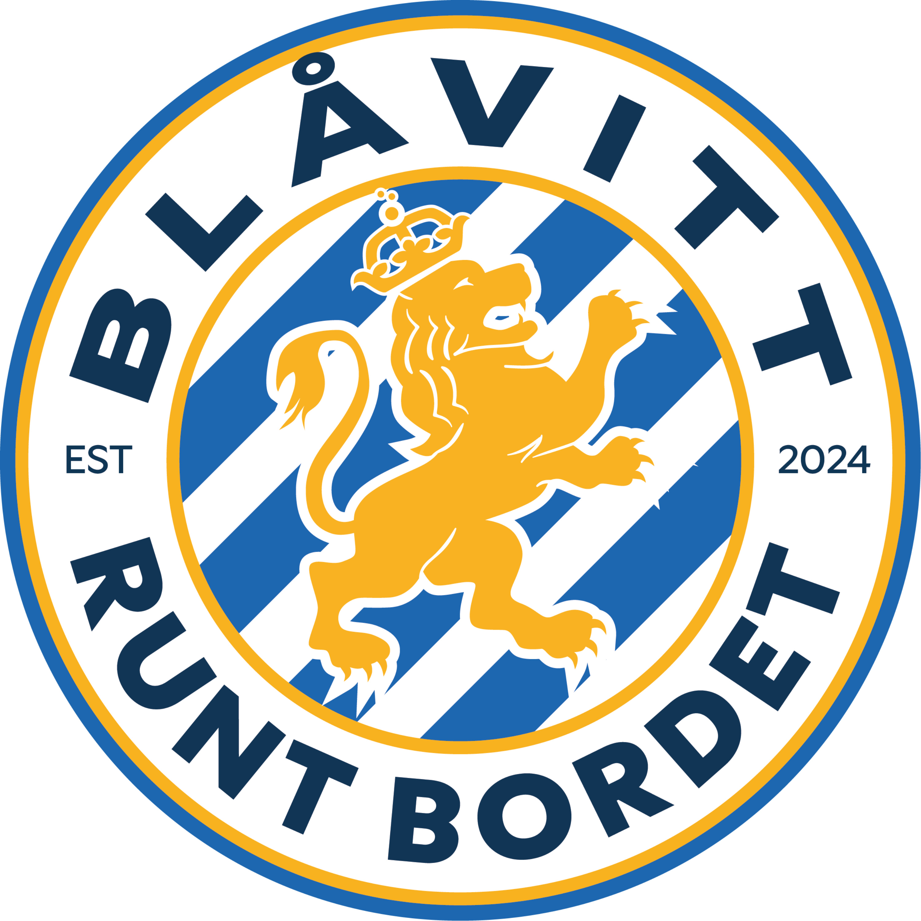 Blåvitt Runt Bordet