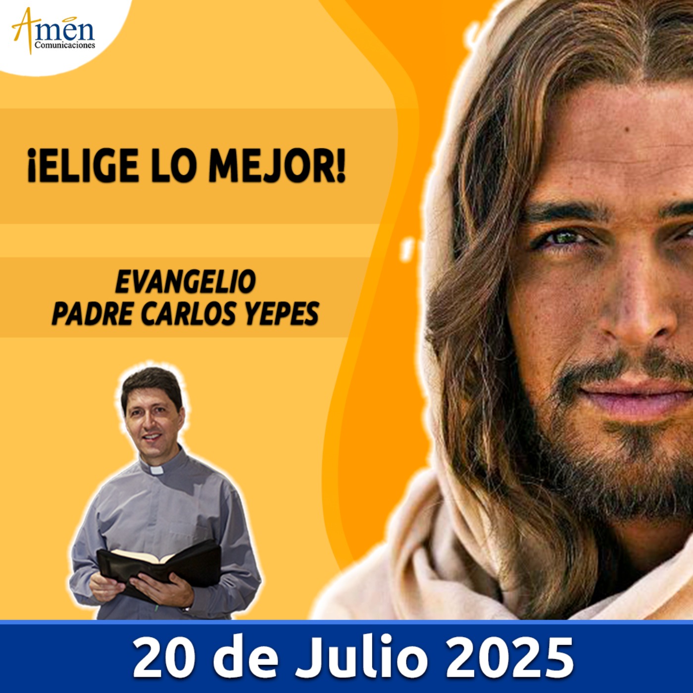 Evangelio De Hoy - 20 Julio 2025 - Padre Carlos Yepes