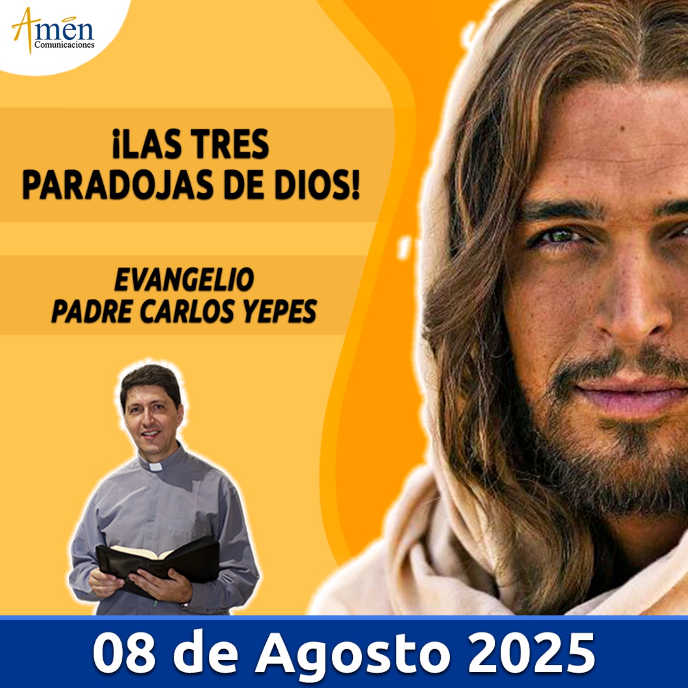 Evangelio De Hoy - 08 Agosto 2025 - Padre Carlos Yepes