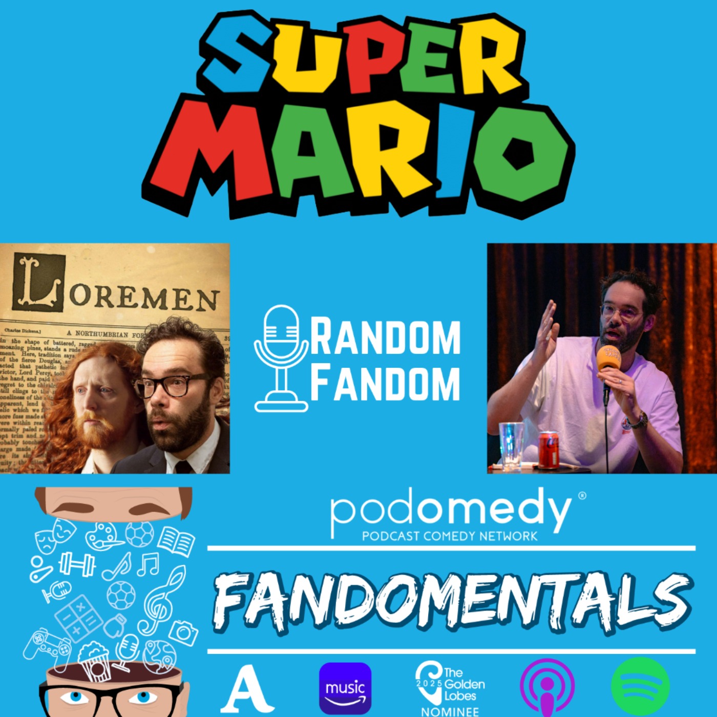 Random Fandom: Super Mario with James Shakeshaft (Loremen Podcast) episode artwork