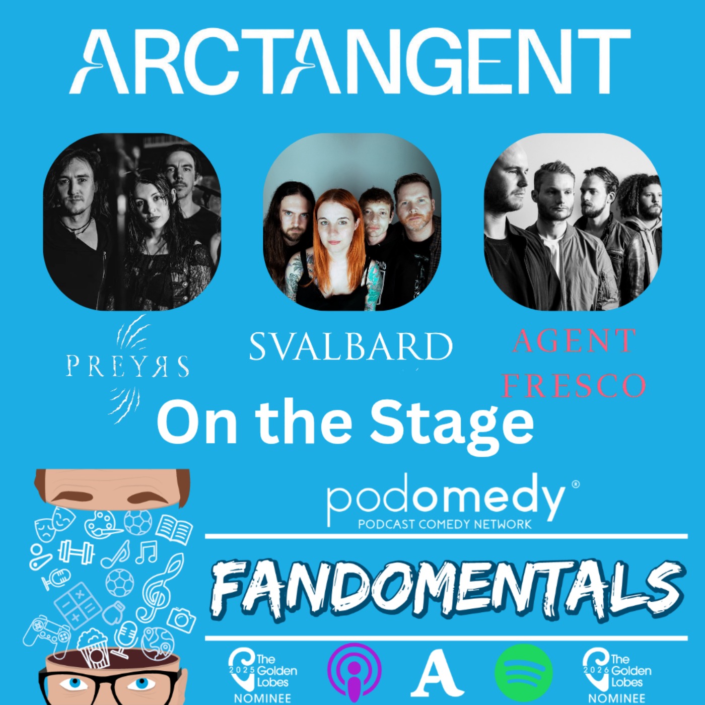 On the Stage at ArcTanGent with Agent Fresco, Svalbard & Preyrs episode artwork