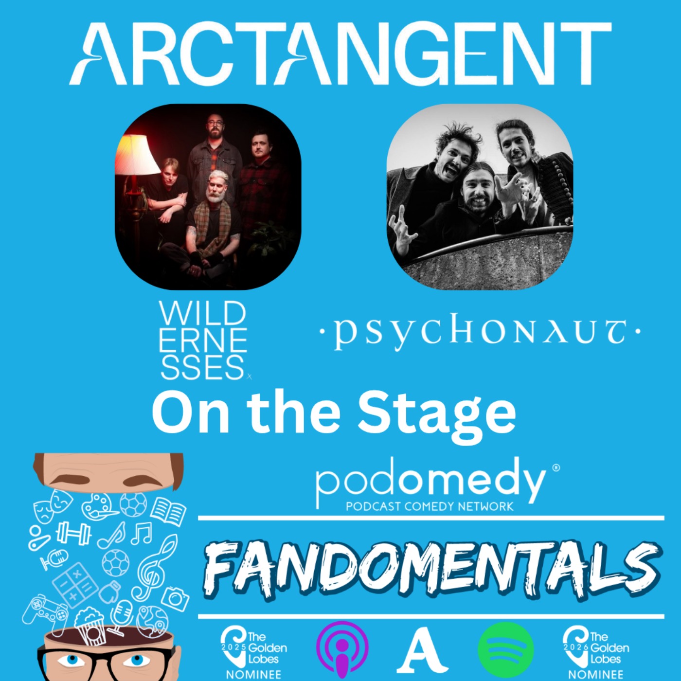 On the Stage at ArcTanGent with Psychonaut & Wildernesses episode artwork