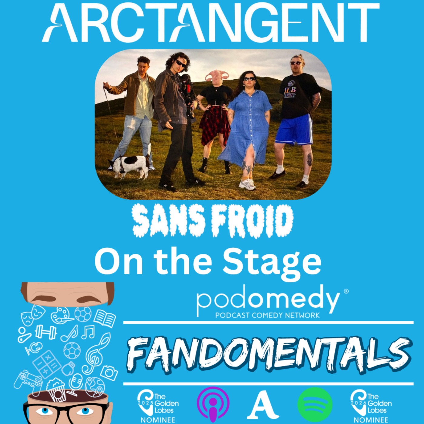 On the Stage at ArcTanGent with Sans Froid episode artwork