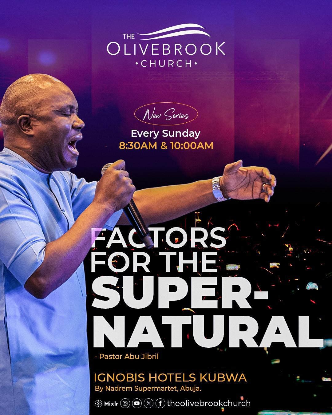 The OliveBrook Church: LIVING IN THE SUPERNATURAL