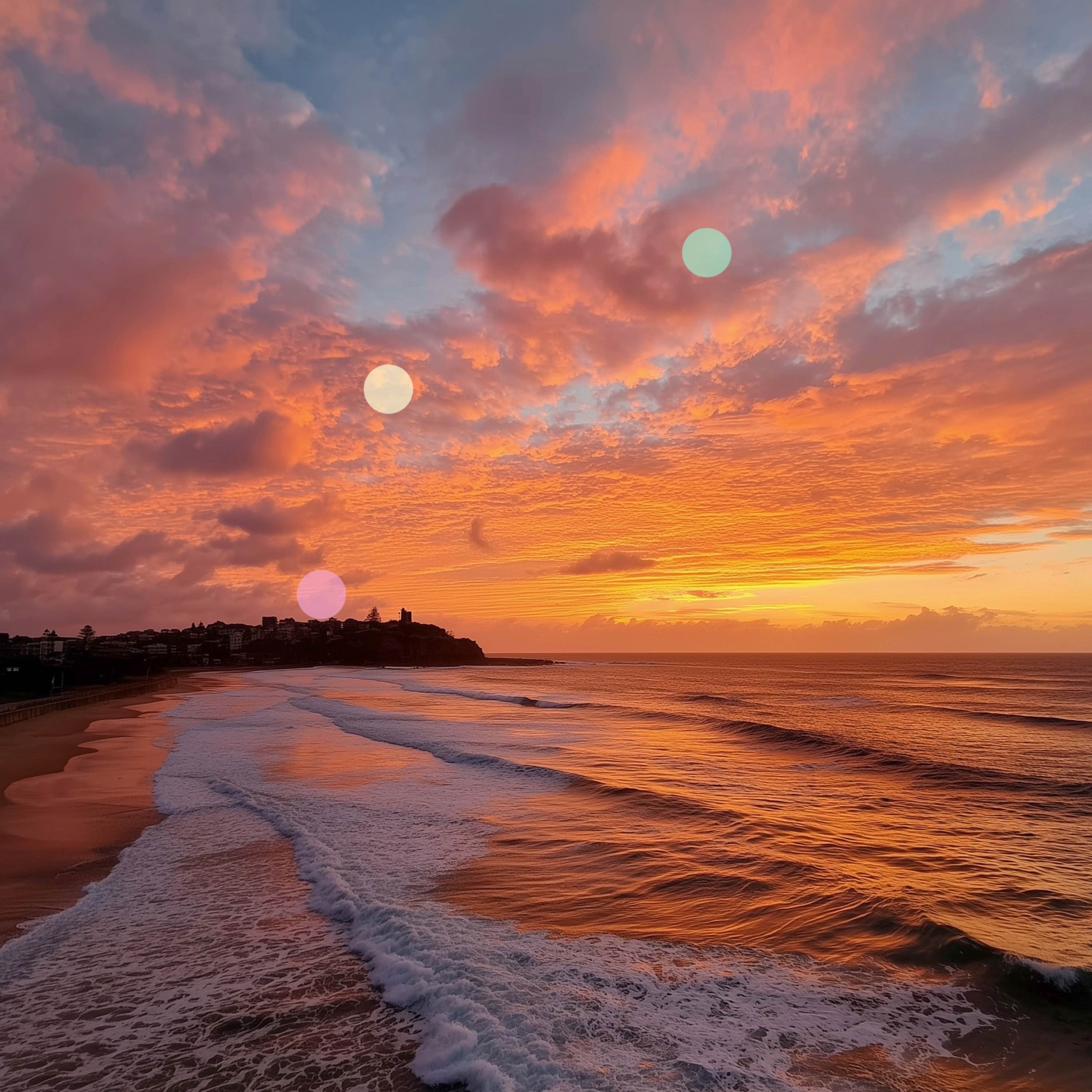 Sunset Waves