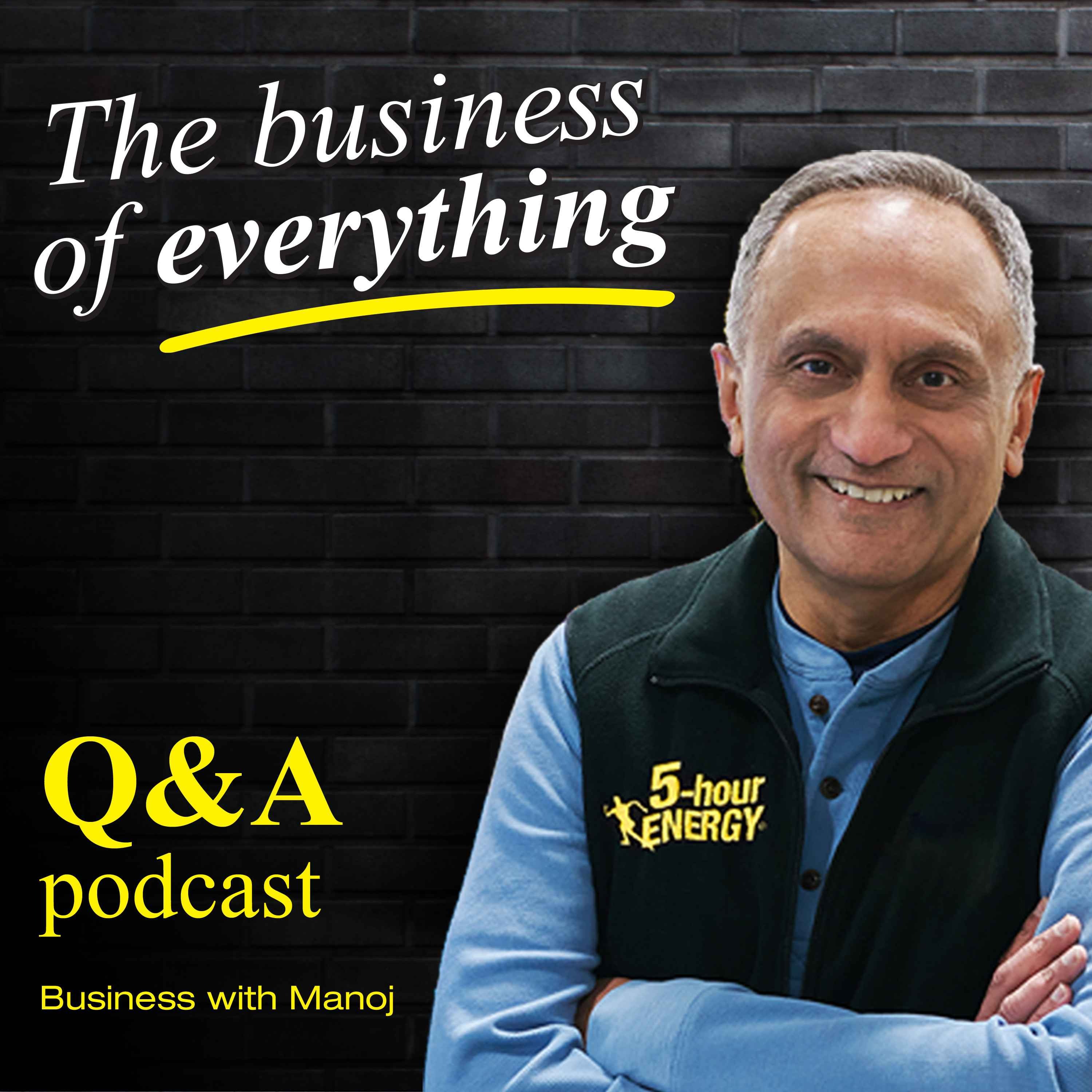 Logo of the podcast The Business of Everything with Manoj 