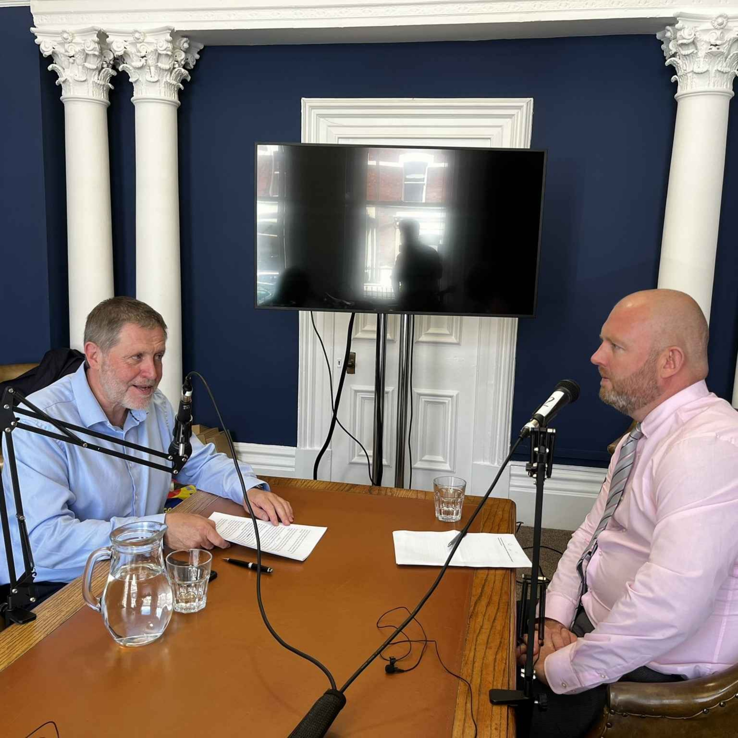 Professor Mike Mawhinney in conversation with Canice Ward