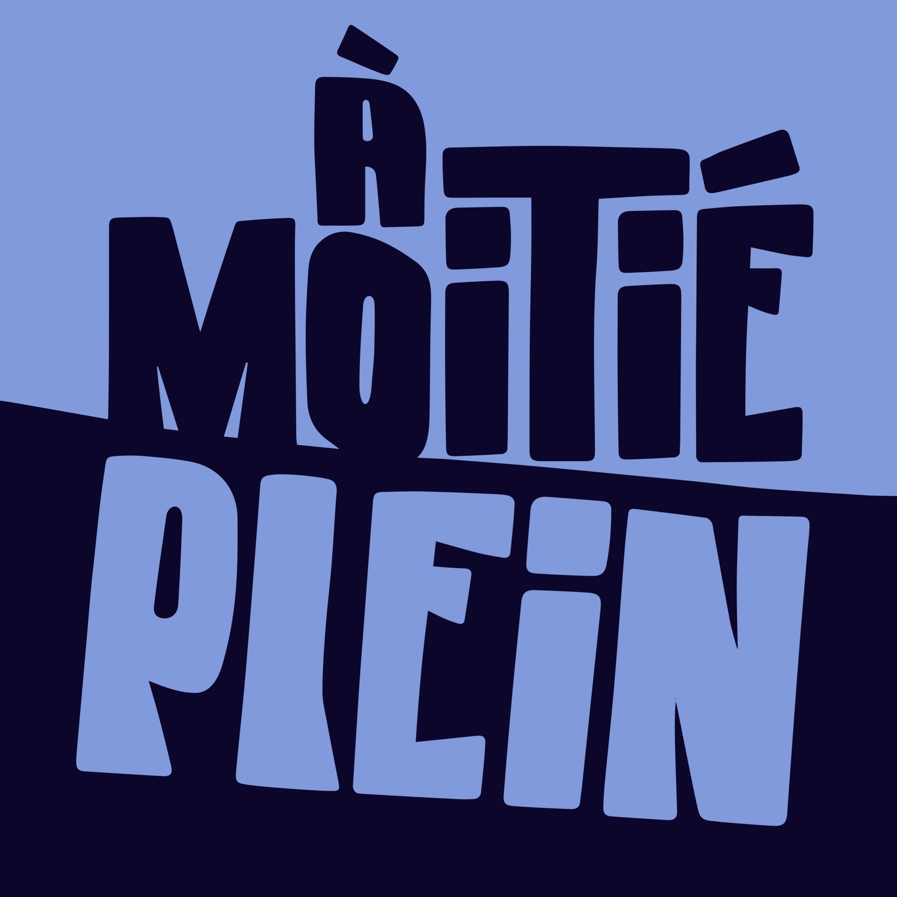 À moitié plein