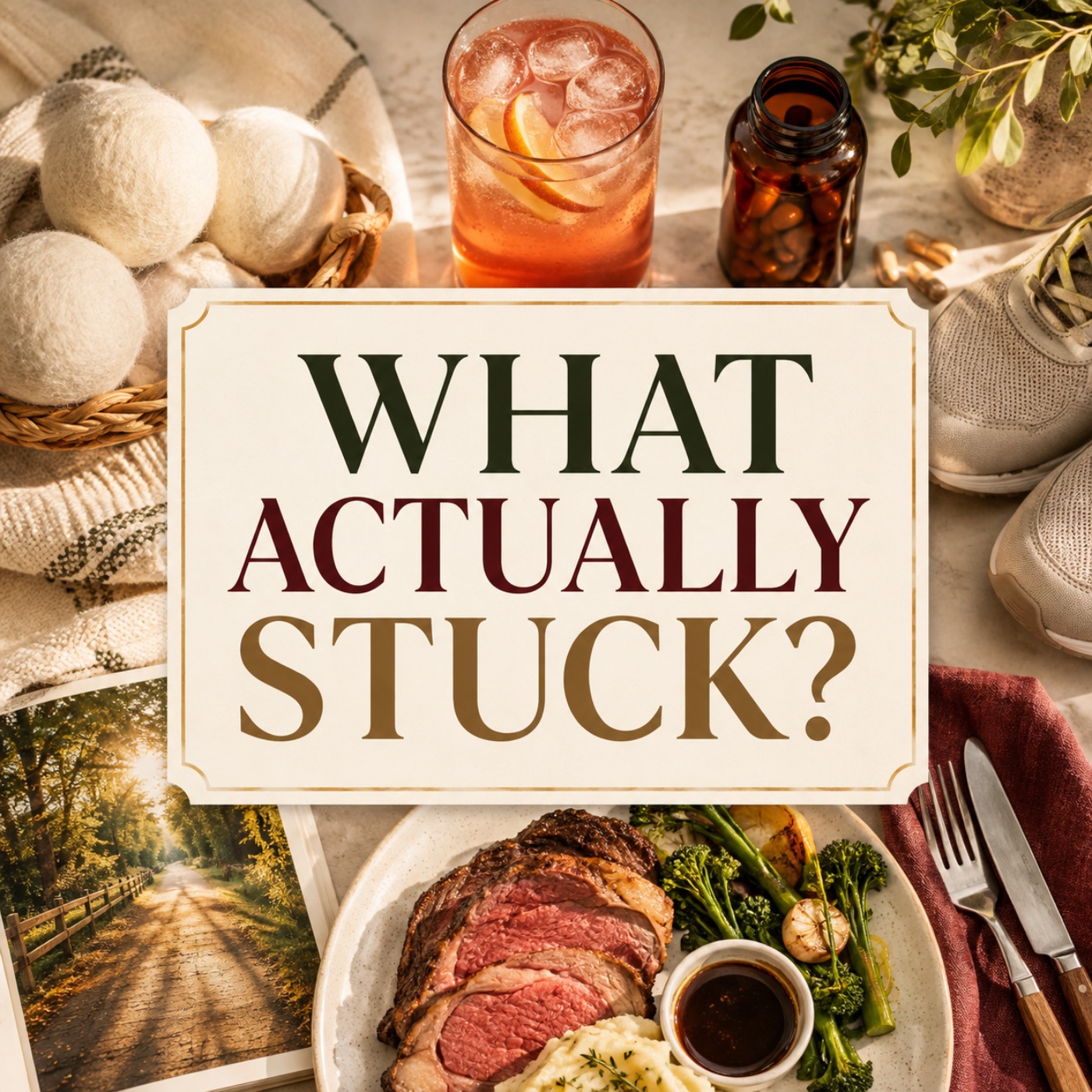 What Actually Stuck? Honest Updates on Things I’ve Tried episode artwork