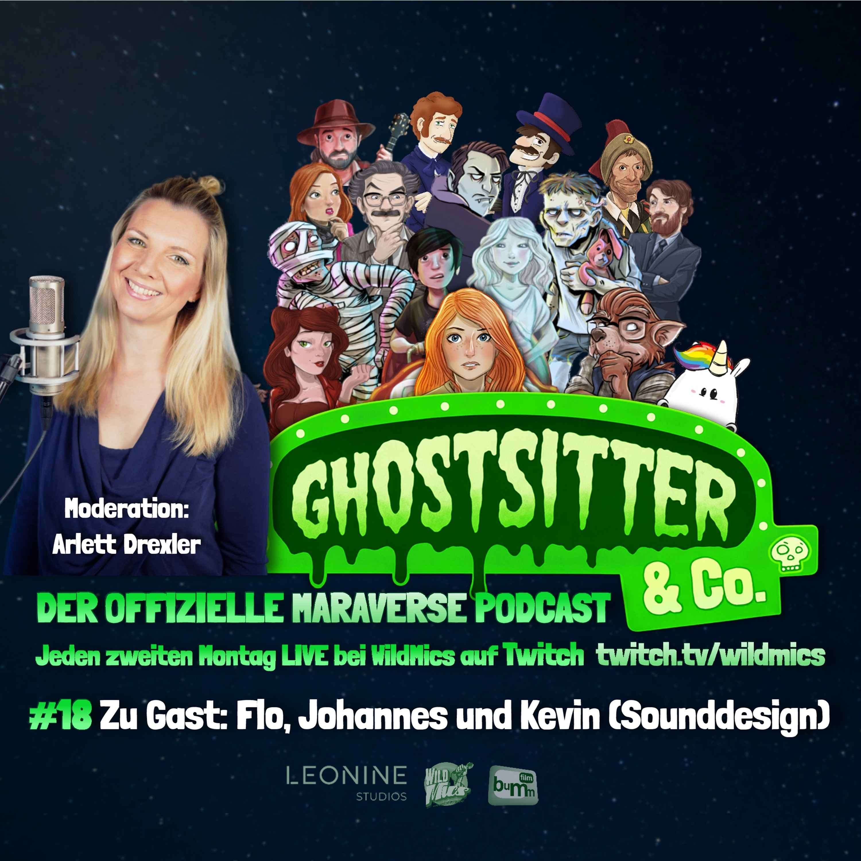 #18 Gäste: Flo, Johannes und Kevin (Musik und Sounddesign)