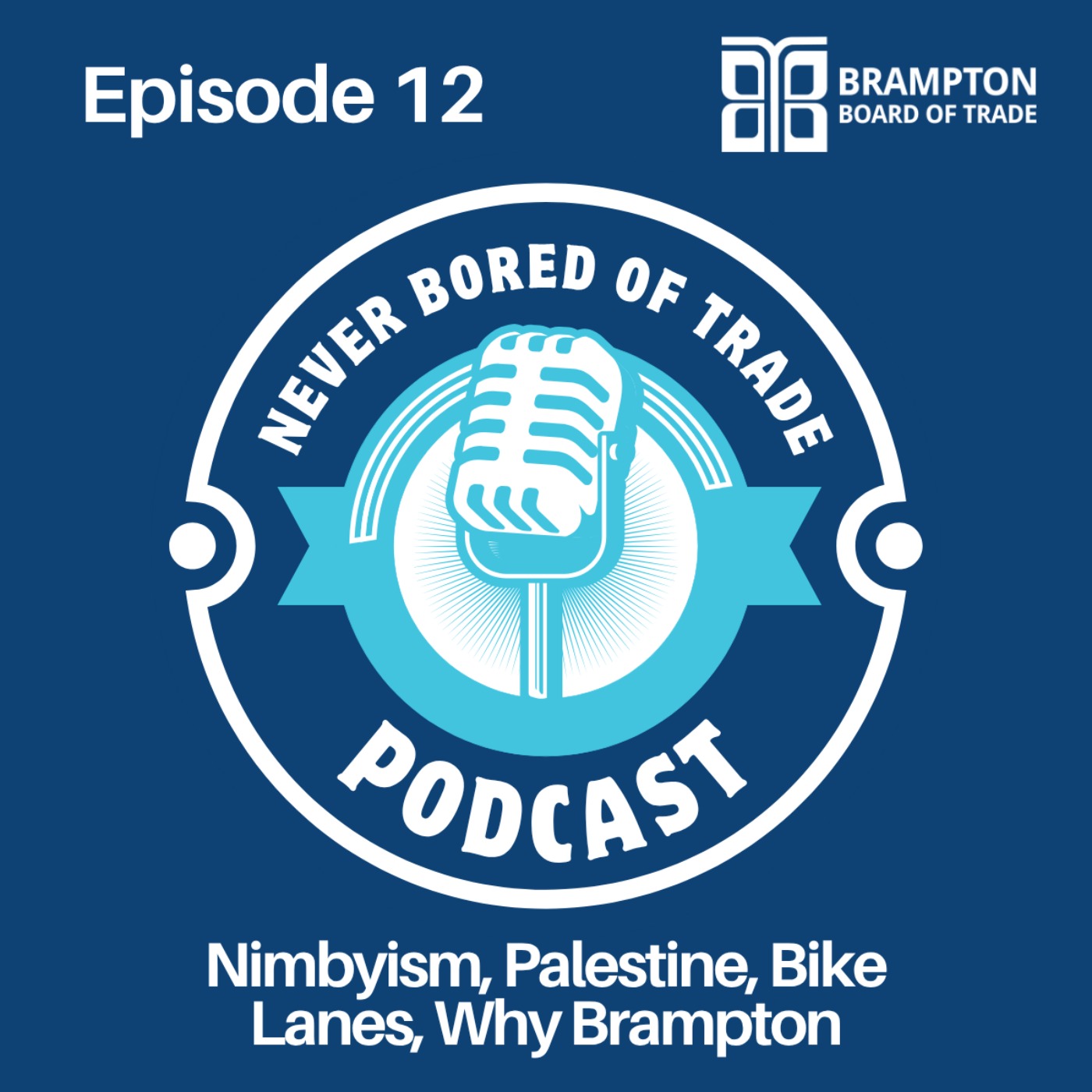 Never Bored of Trade Podcast Episode 12 - Nimbyism, Palestine, Bike Lanes, Why Brampton episode artwork