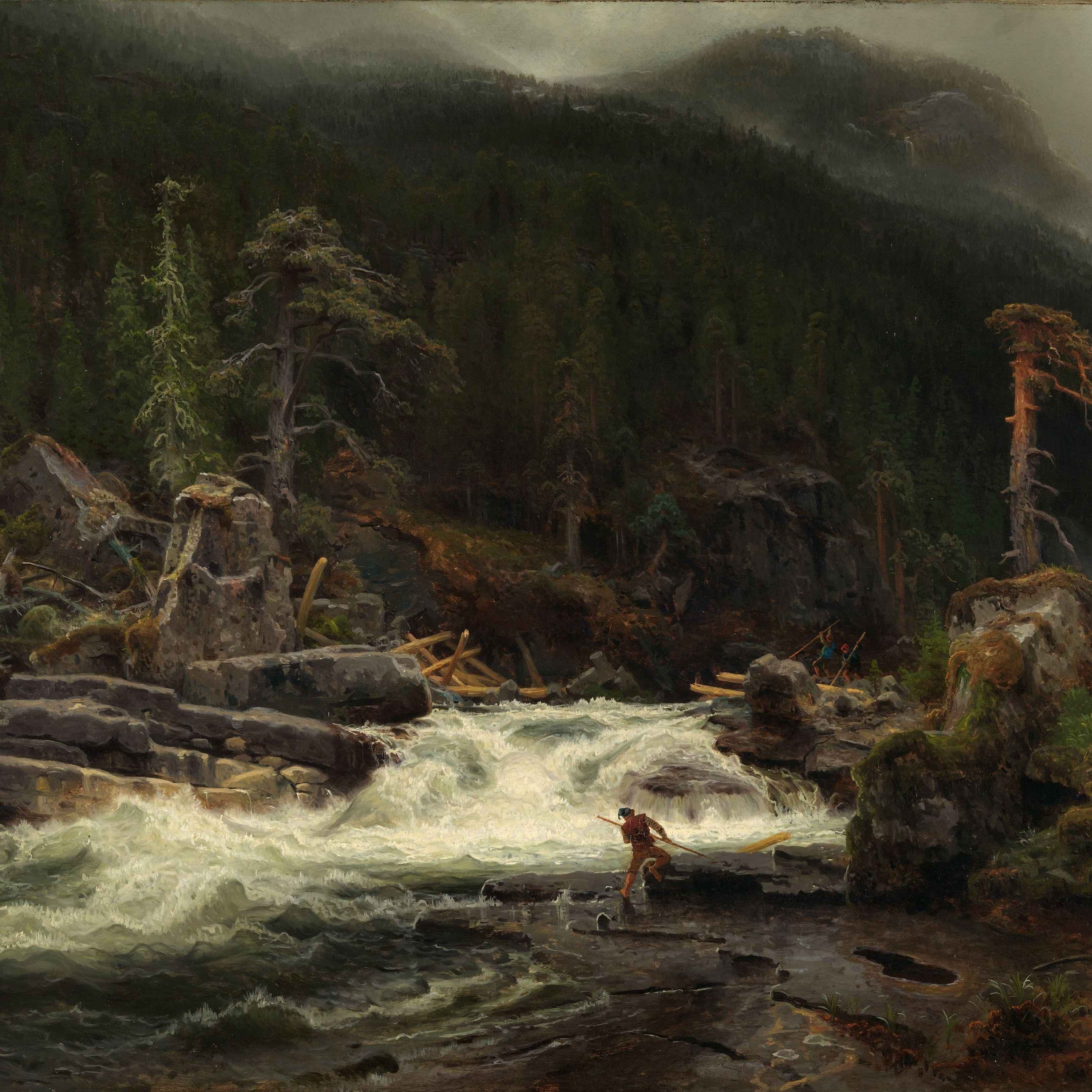 Gustav og Einar snakker om kunst