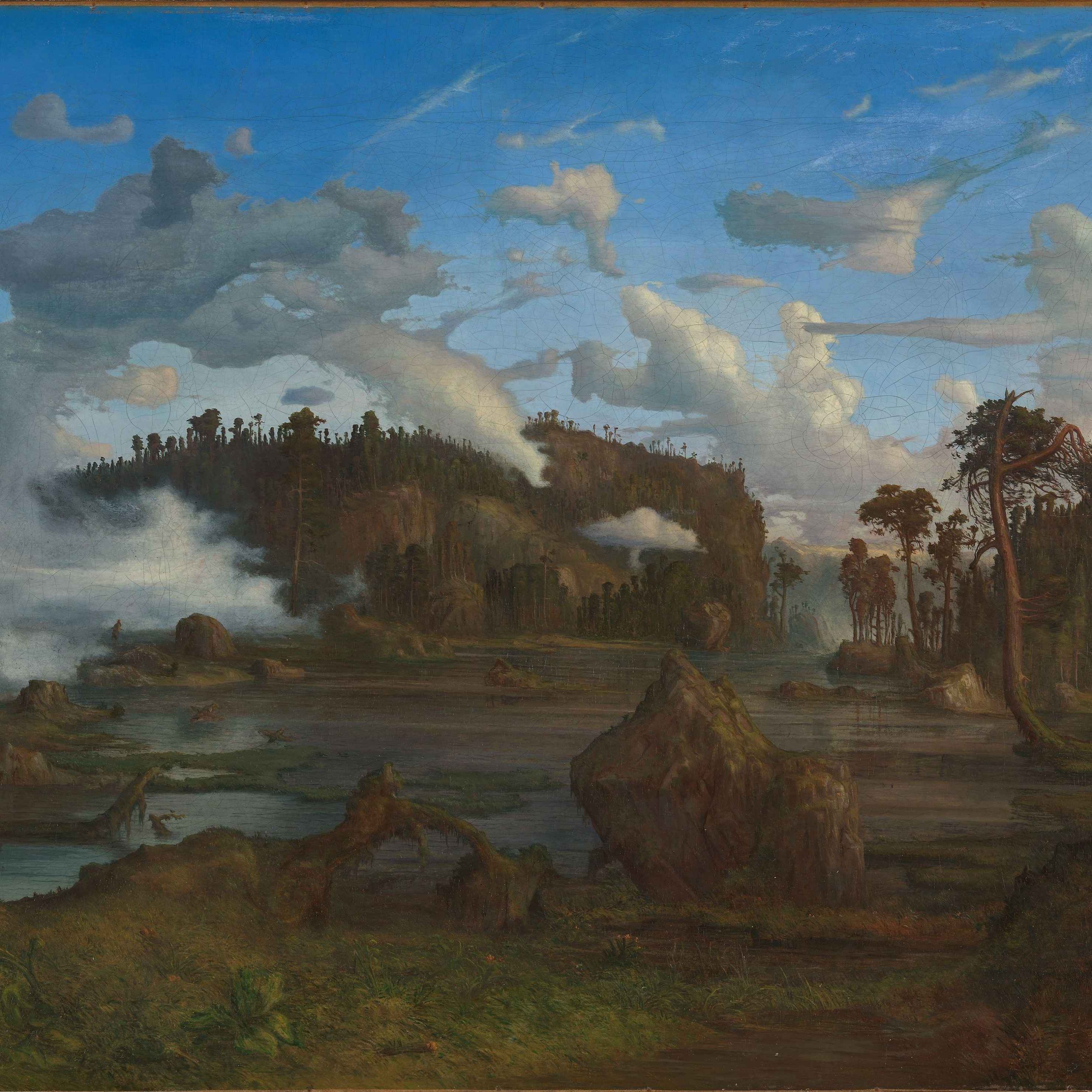 Gustav og Einar snakker om kunst