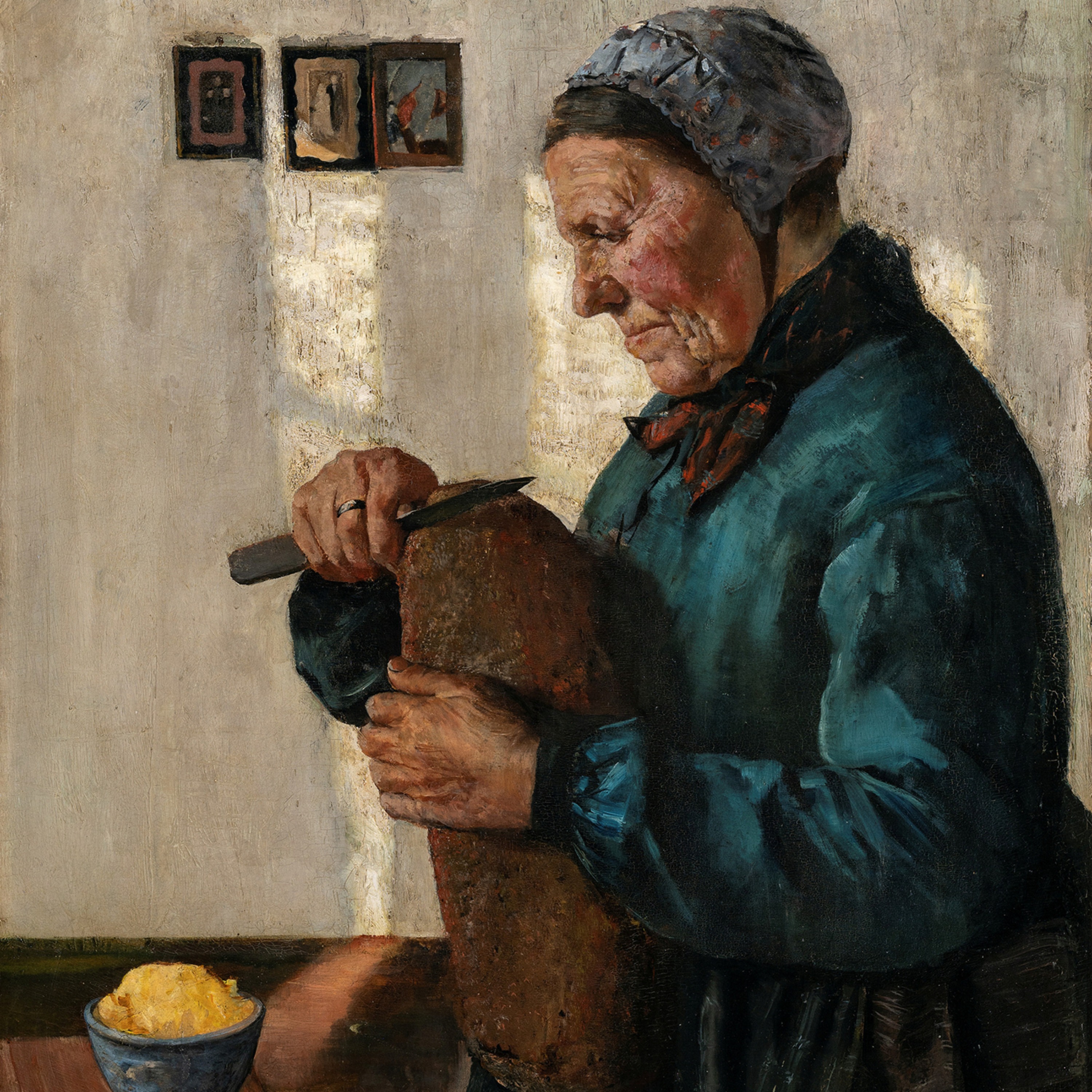 Gustav og Einar snakker om kunst