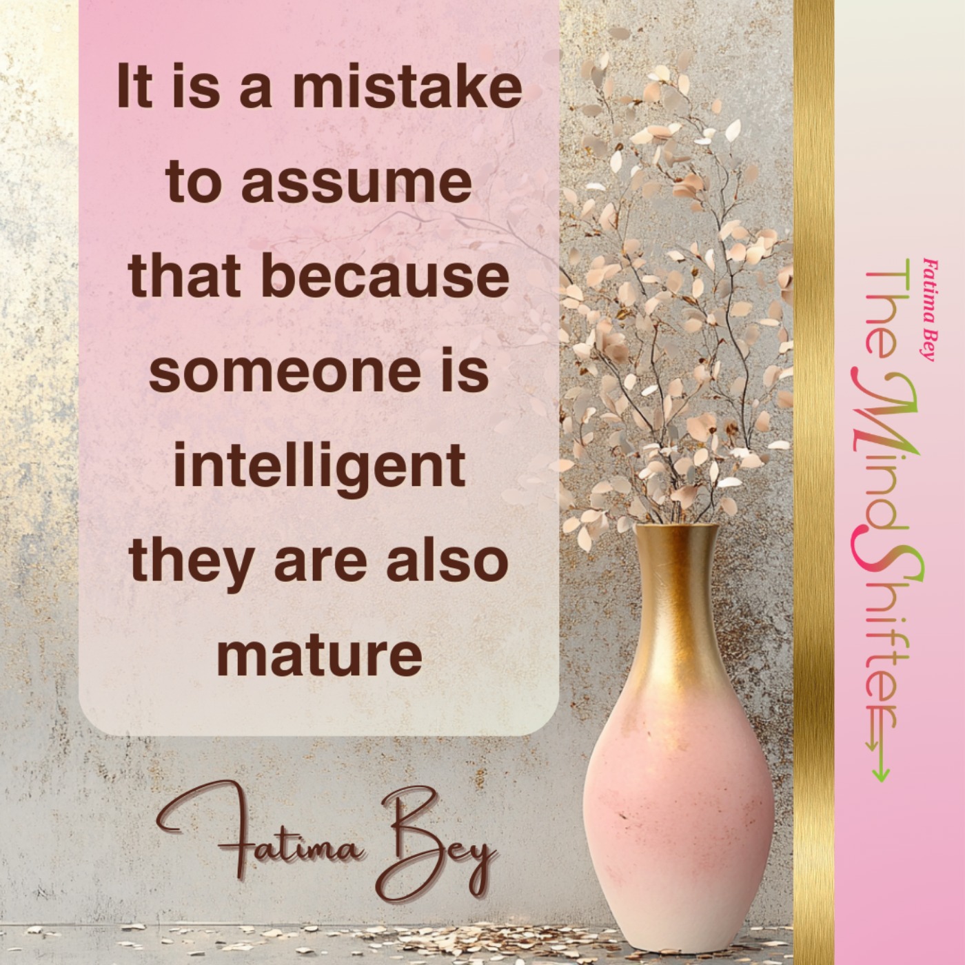 Intelligence ≠ Maturity: The Dangerous Assumption We All Make