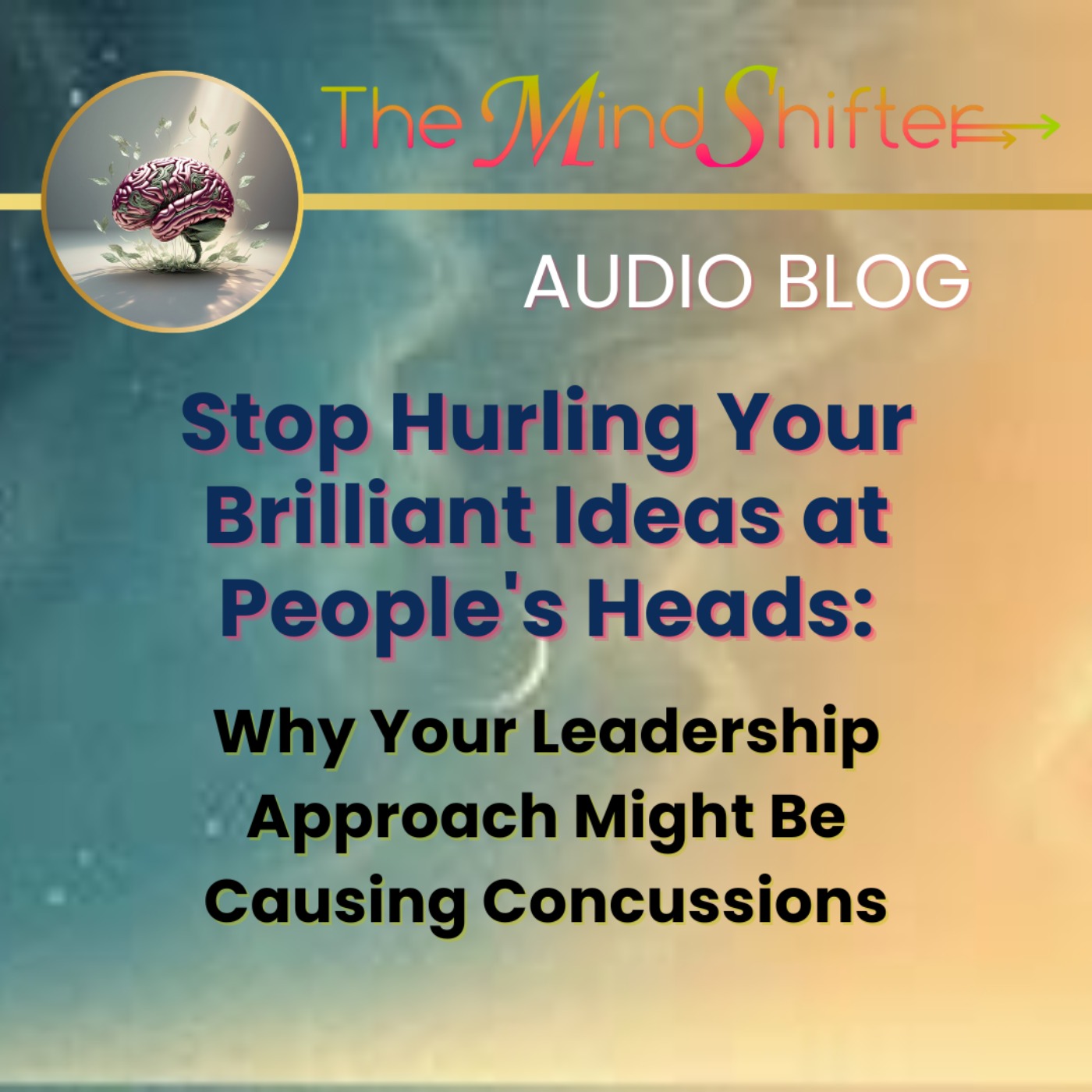 Stop Hurling Your Brilliant Ideas at People's Heads: Why Your Leadership Approach Might Be Causing Concussions episode artwork