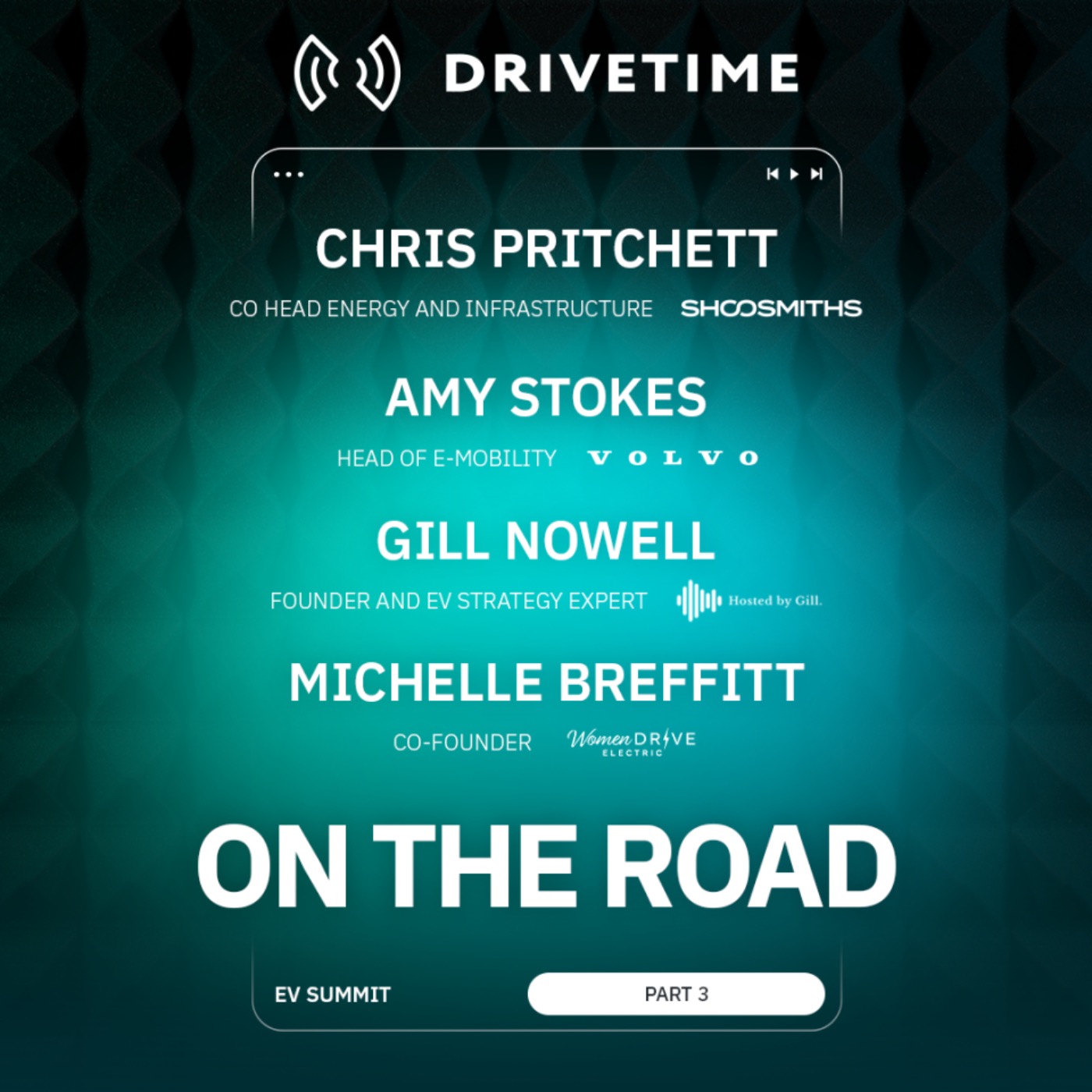  Drivetime on the road at the EV summit - part 3