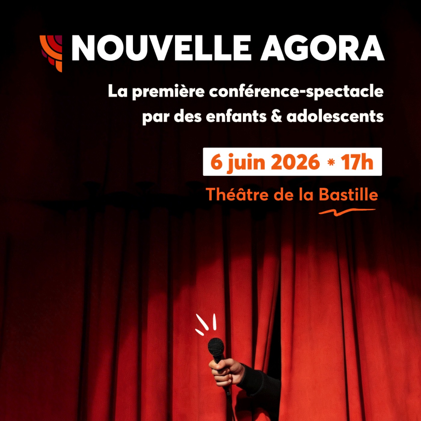 Rendez-vous à la 1ère conférence-spectacle par des enfants !