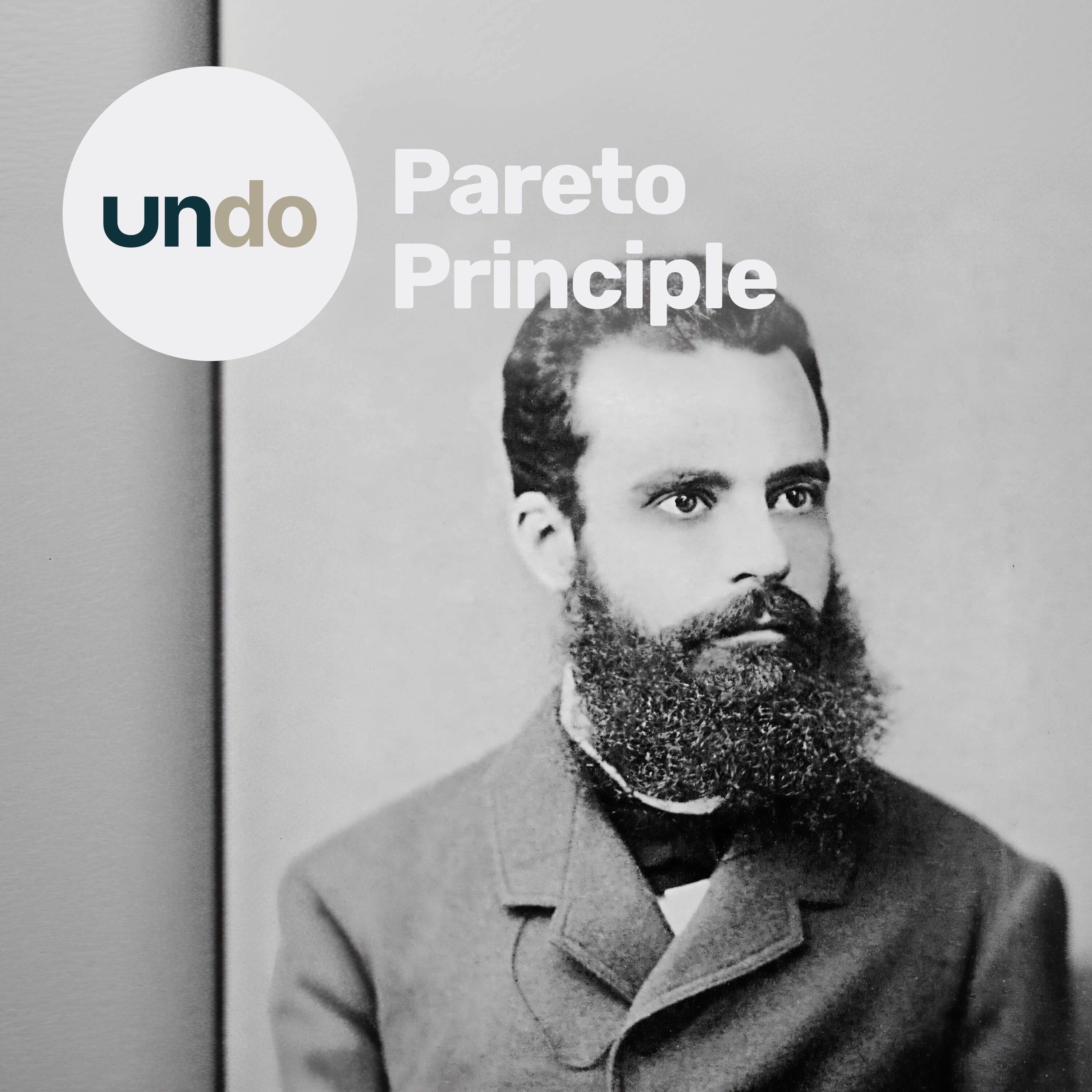 20% of your effort makes up 80% of your success — The Pareto principle — Undo – How history's outliers got stuff done cover