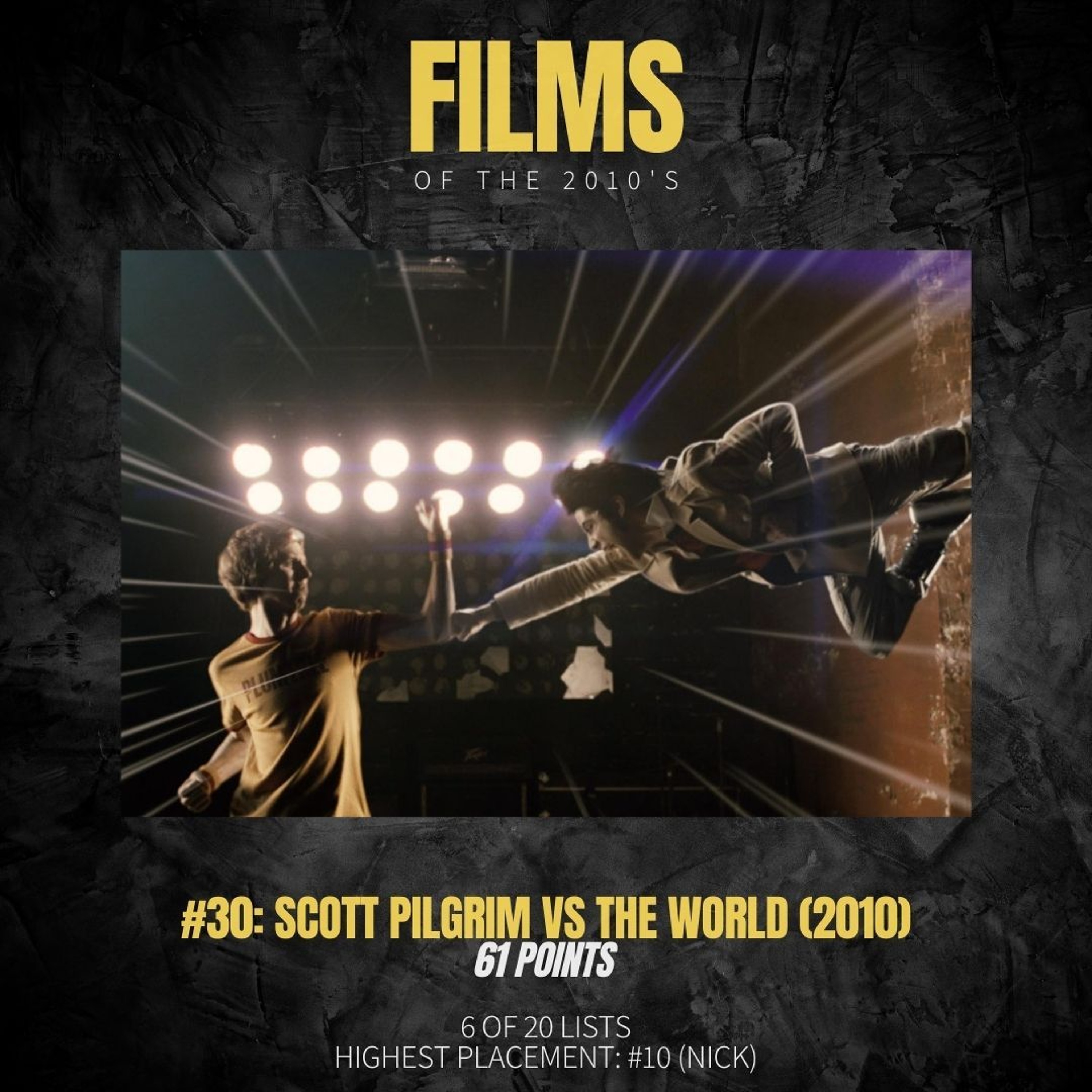 THE LIST OFF 30: Scott Pilgrim vs. The World w KP Smith