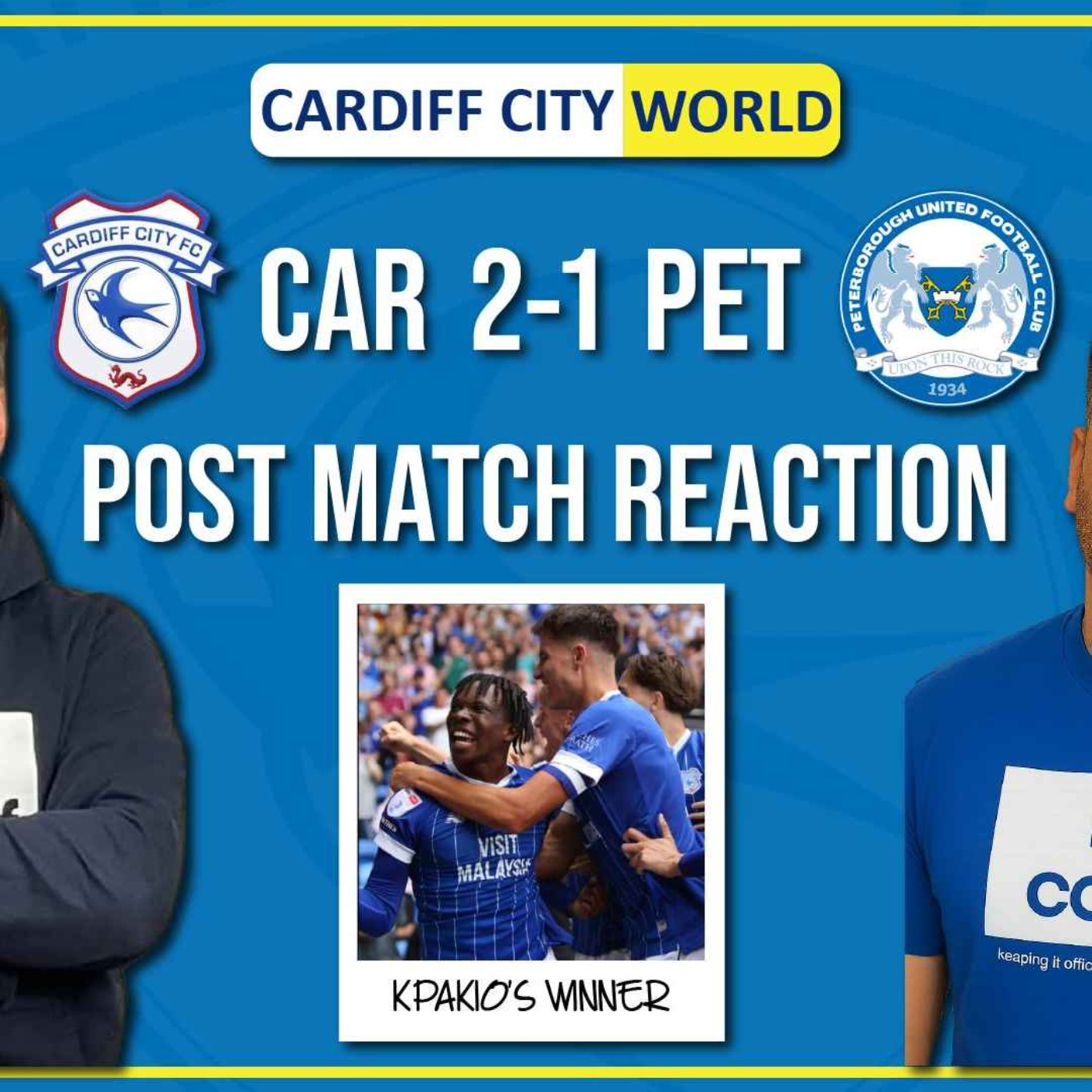 BBMs Young City side turn up after brave selection | Cardiff 2 Peterboro 1 | Post Match Reaction episode artwork