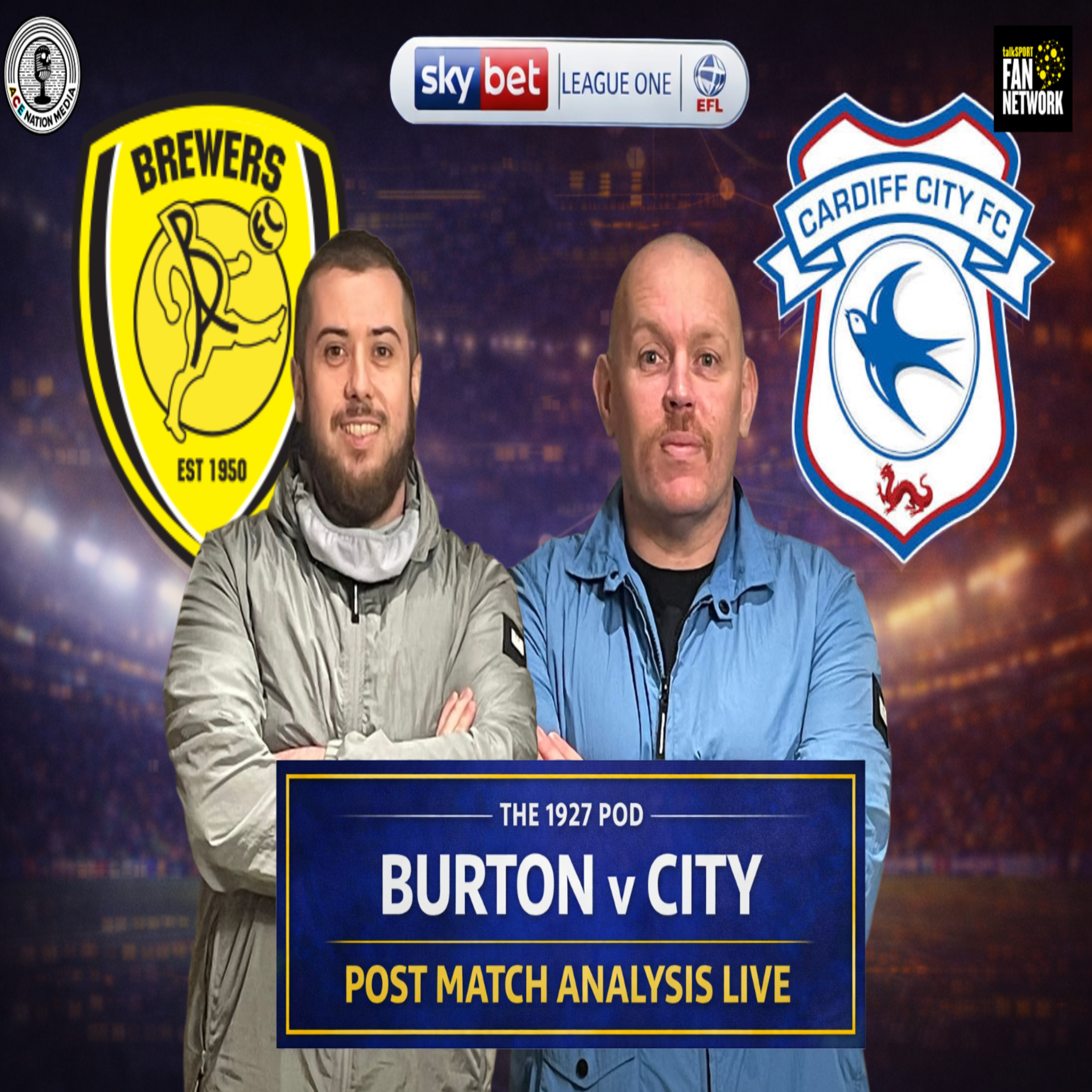 Bluebirds drop points in tricky away draw | Burton 2 City 2 Post Match ft 1927 Podcast episode artwork