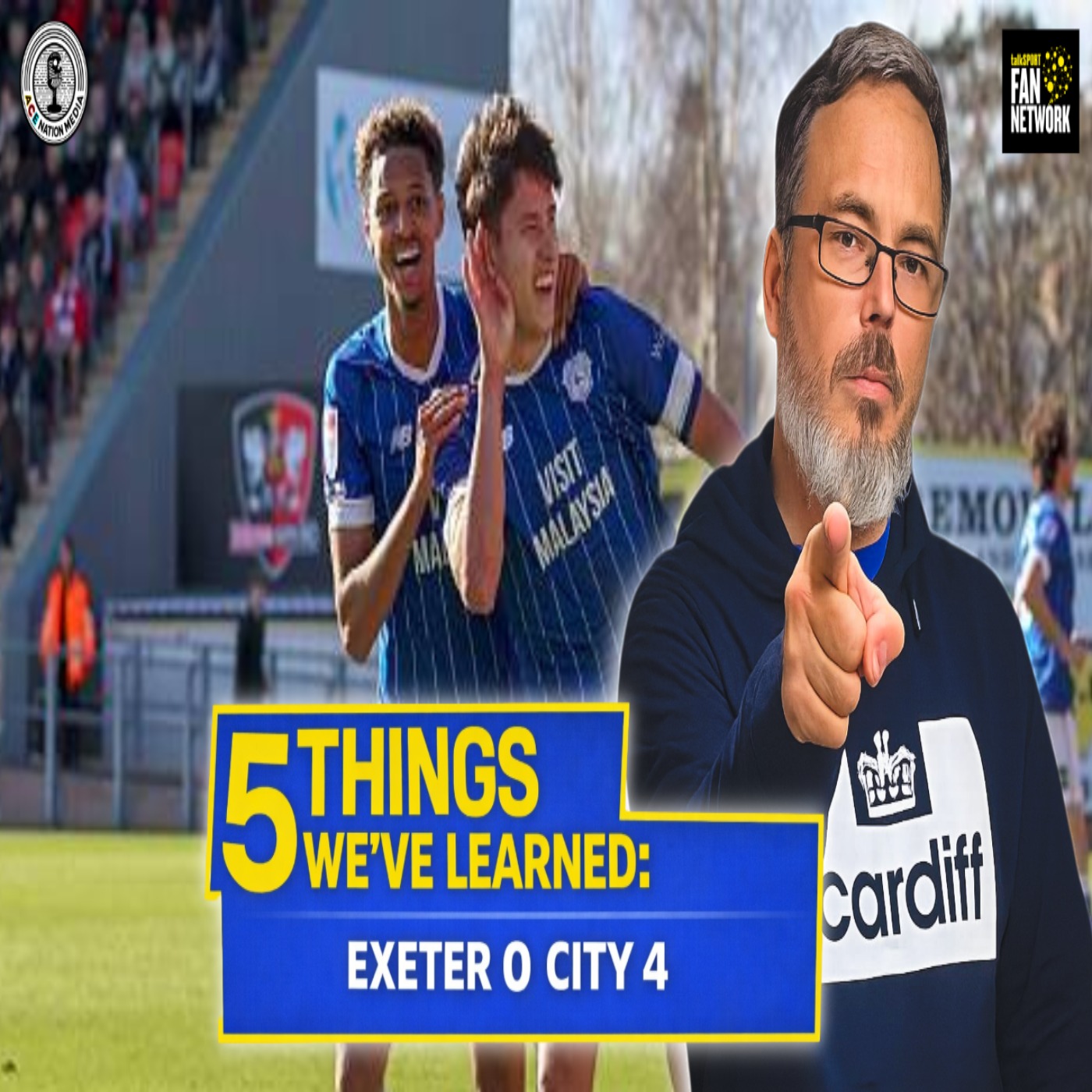 Bluebirds shine as they run riot Away | 5 Things from Exeter 0 City 4 episode artwork