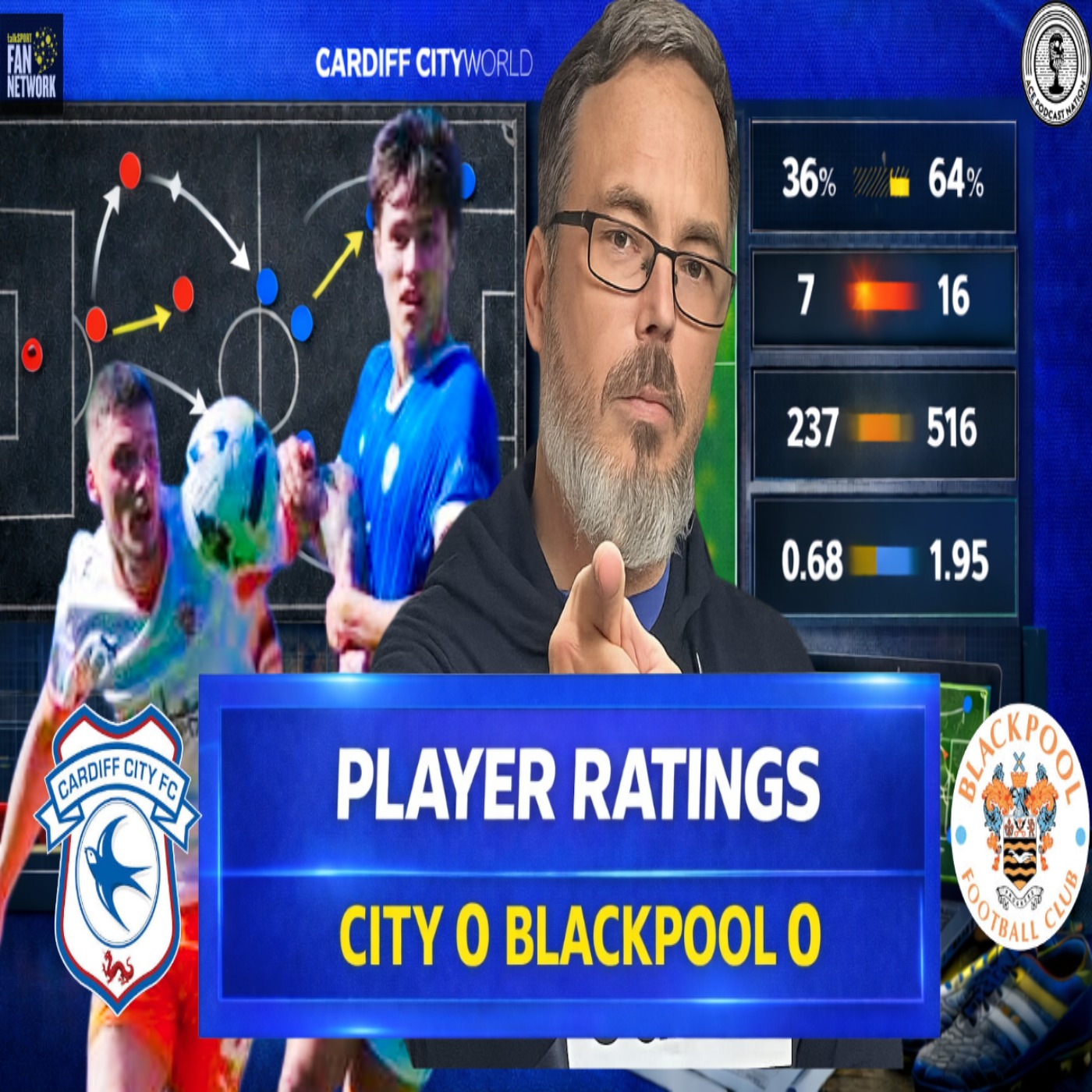 Ashford impresses as Bluebirds held | Player Ratings City 0 Blackpool 0 episode artwork