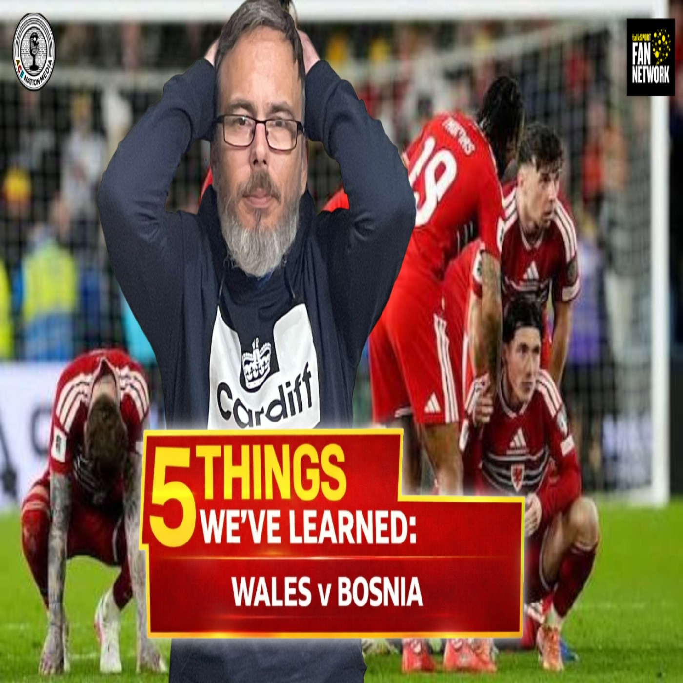 Game managment COSTS Welsh | 5 Things from Wales loss to Bosnia episode artwork