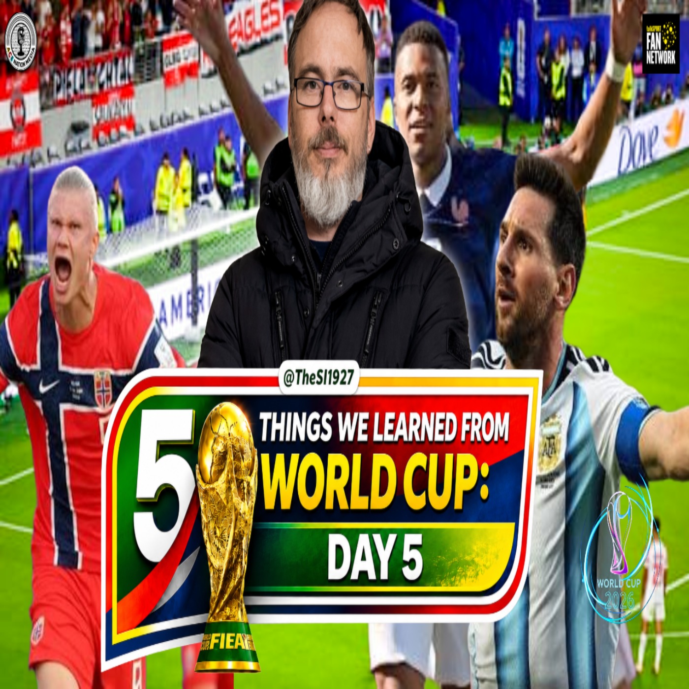Messi making history! | The BIG BOYS arrive | 5 Things we learned from World Cup: Day 6 episode artwork