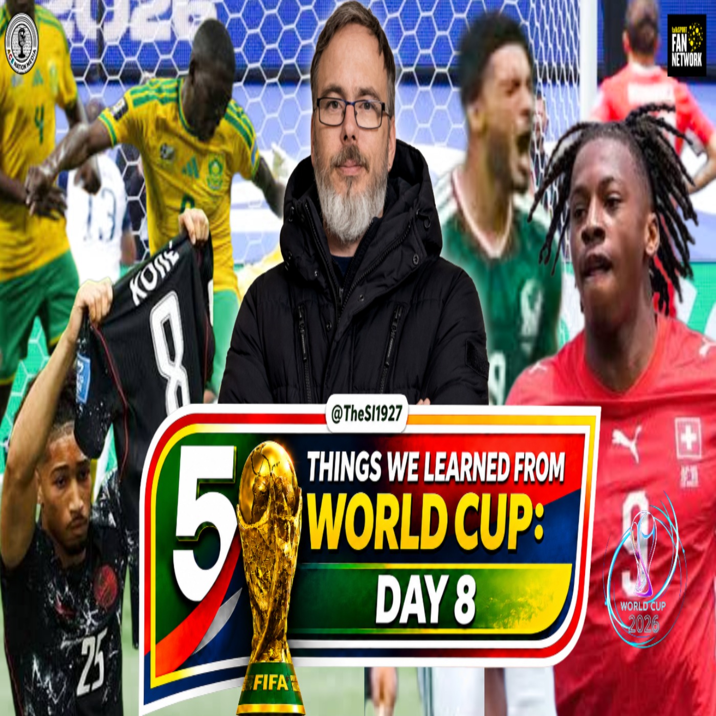 Mexico through !! JONATHAN David Hat-trick & more | 5 Things from World Cup: Day 8 episode artwork