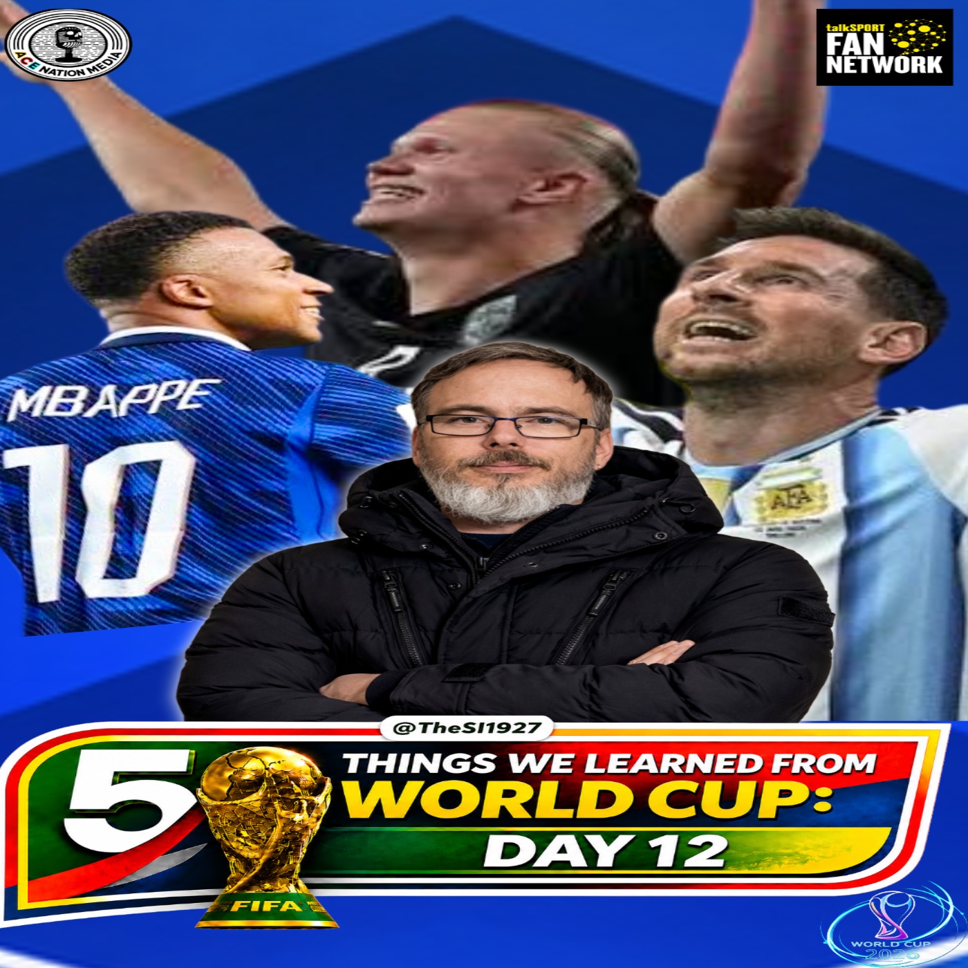 Messi #Mbappe #Haaland scoring for fun! 5 Things from #WorlDCup Day 12 #France #Norway #Argentina. episode artwork