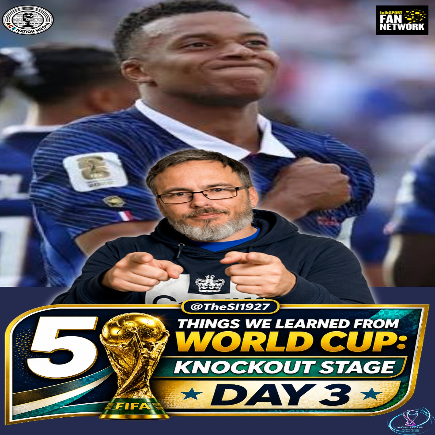 #mbappe leads scary #France #Amad heroics not enough #Haaland again #WorldCup 5Things Knockout Day 3 episode artwork