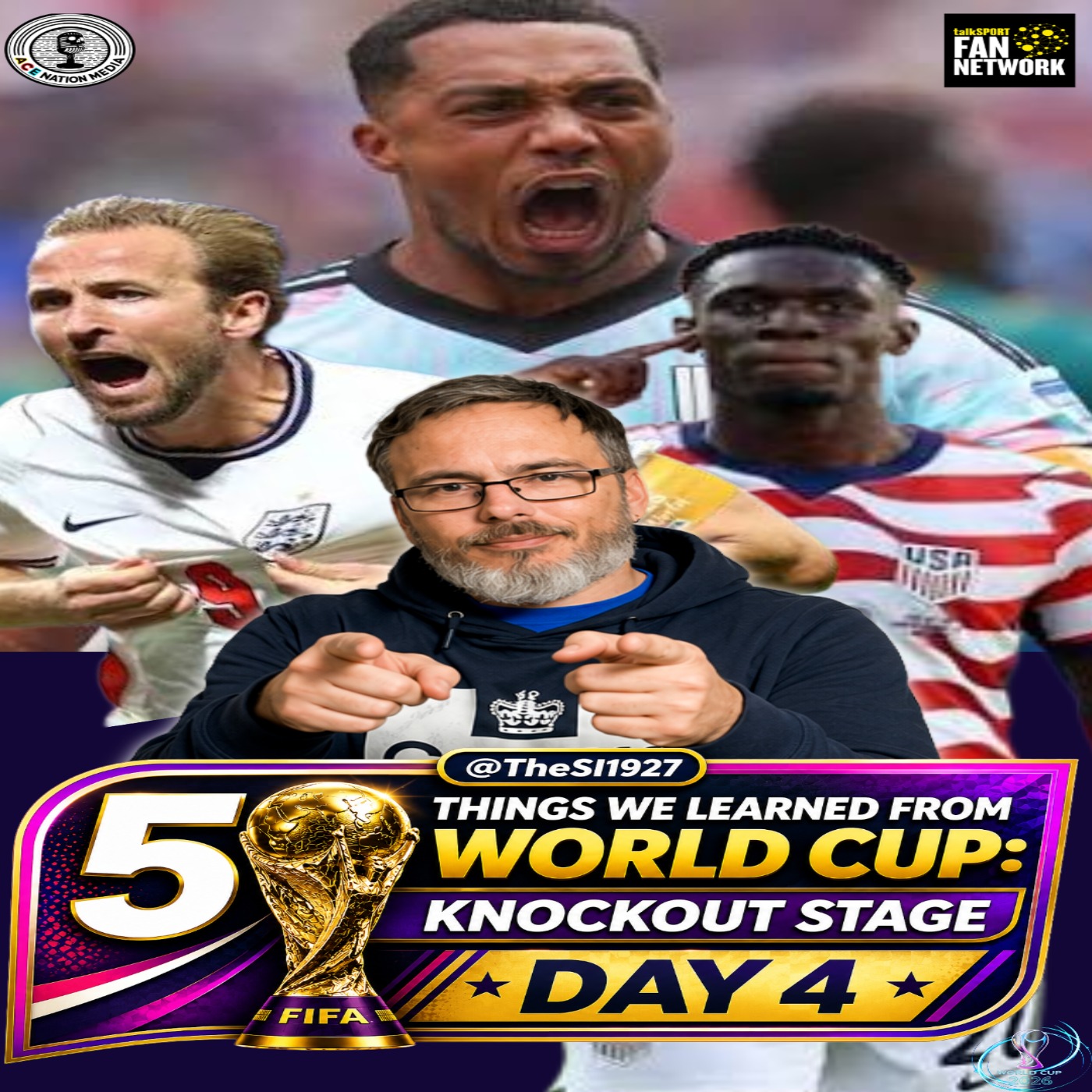 #Kane saves poor #England #Belgium incredible comeback & more #WorldCup 5 Things Knockouts Day4 episode artwork
