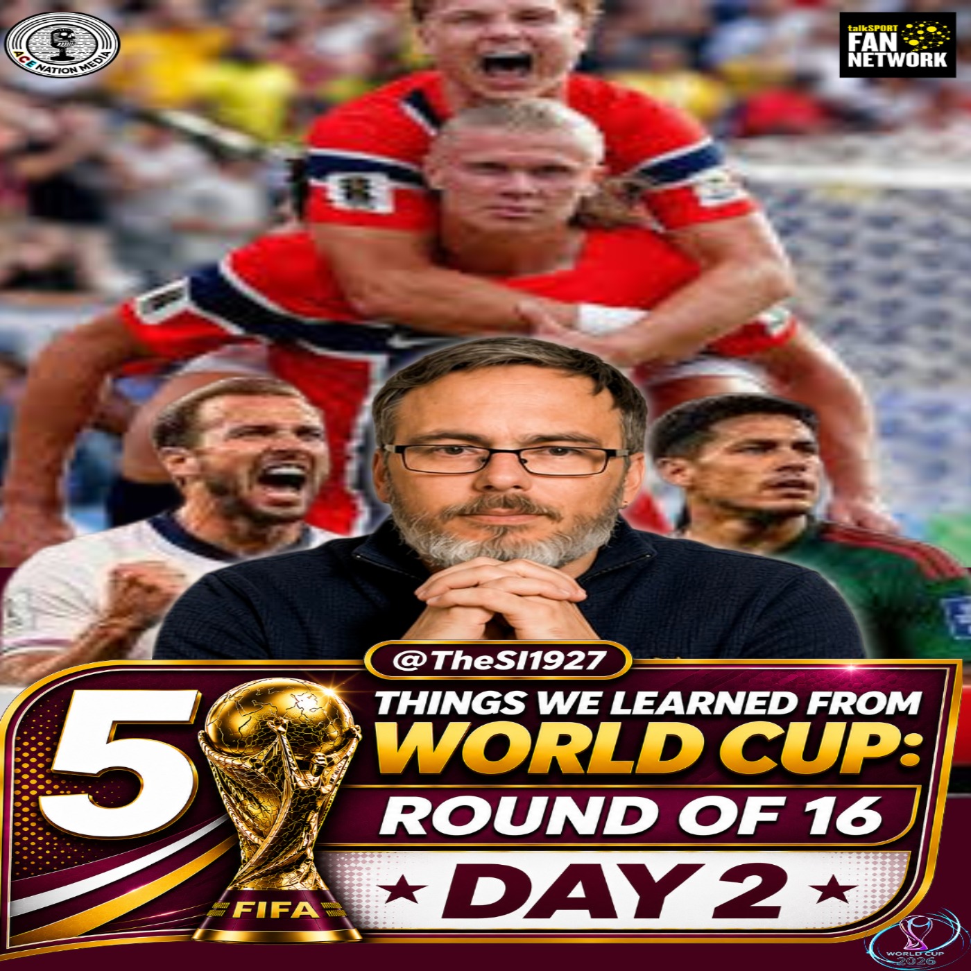 #Bellingham & #Haaland stars as #England & #Norway beat #Brazil #Mexico #WorldCup 5Things R16 day 2 episode artwork