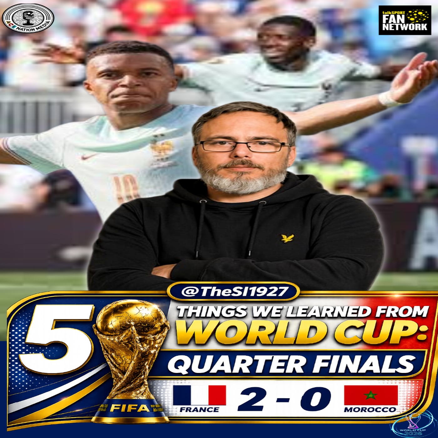#Mbappe & #dembélé end #morocco dreams #France into semi finals #WorldCup #5Things #Fra 2 #Mor 0 episode artwork