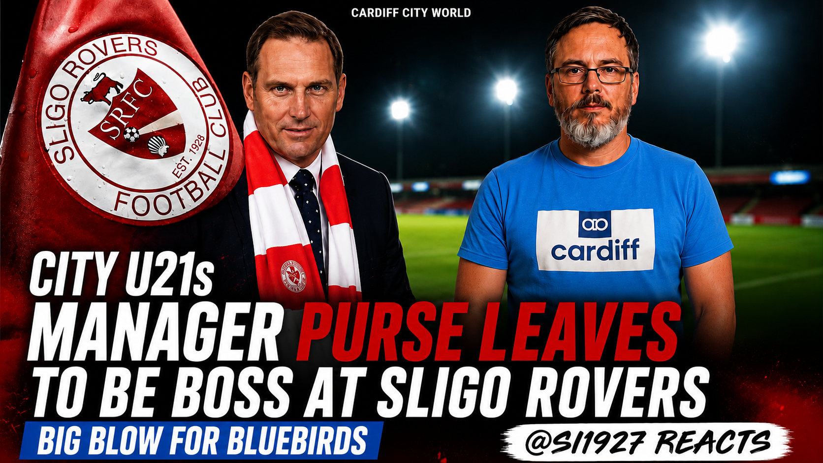 City u21s boss Darren Purse leaves to takeover at Sligo | Si Reacts episode artwork