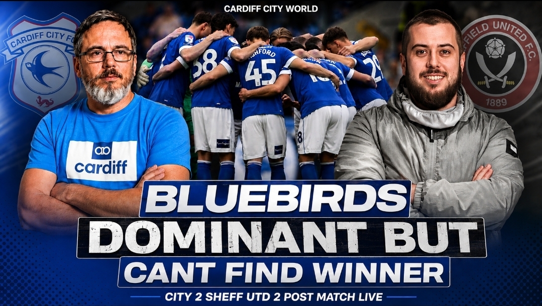 Bluebirds dominant but cant find winner | City 2 2 Sheff U Post Match Live episode artwork